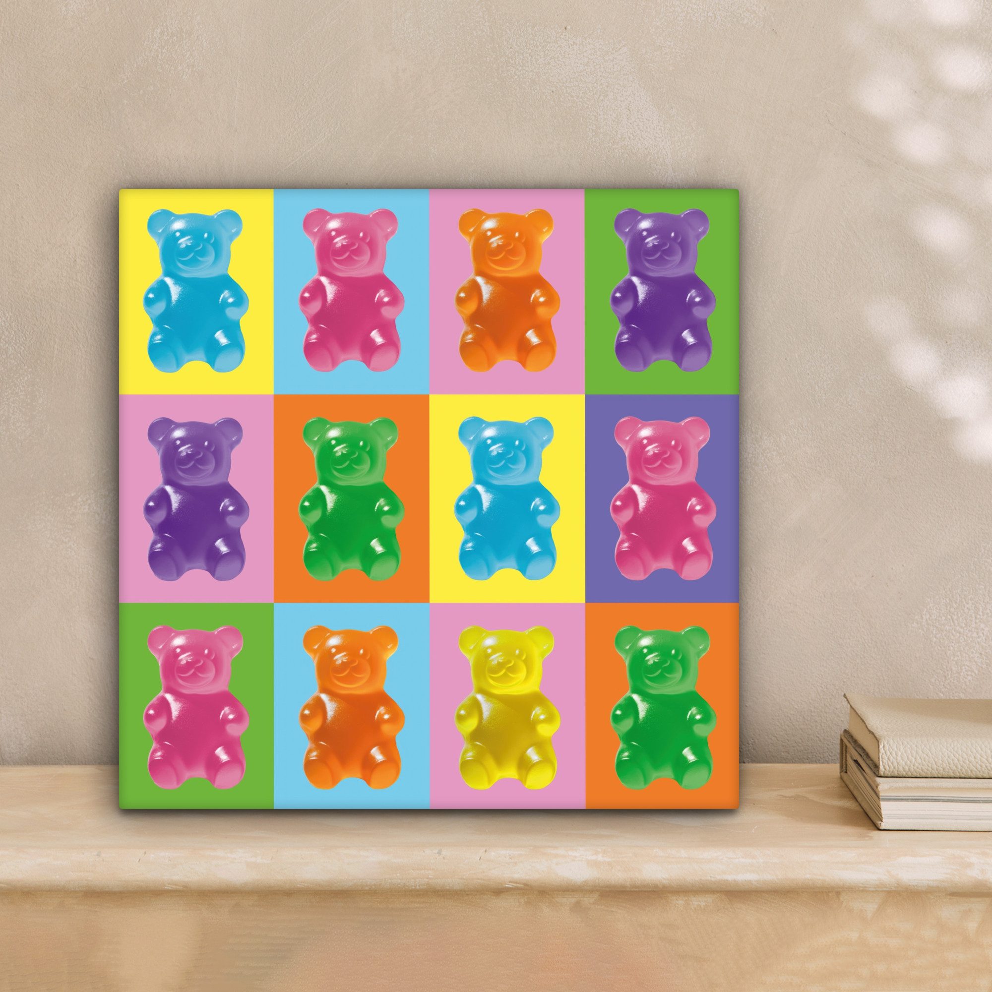 OneMillionCanvasses® Leinwandbild Kunst - Süßigkeiten - günstig online kaufen