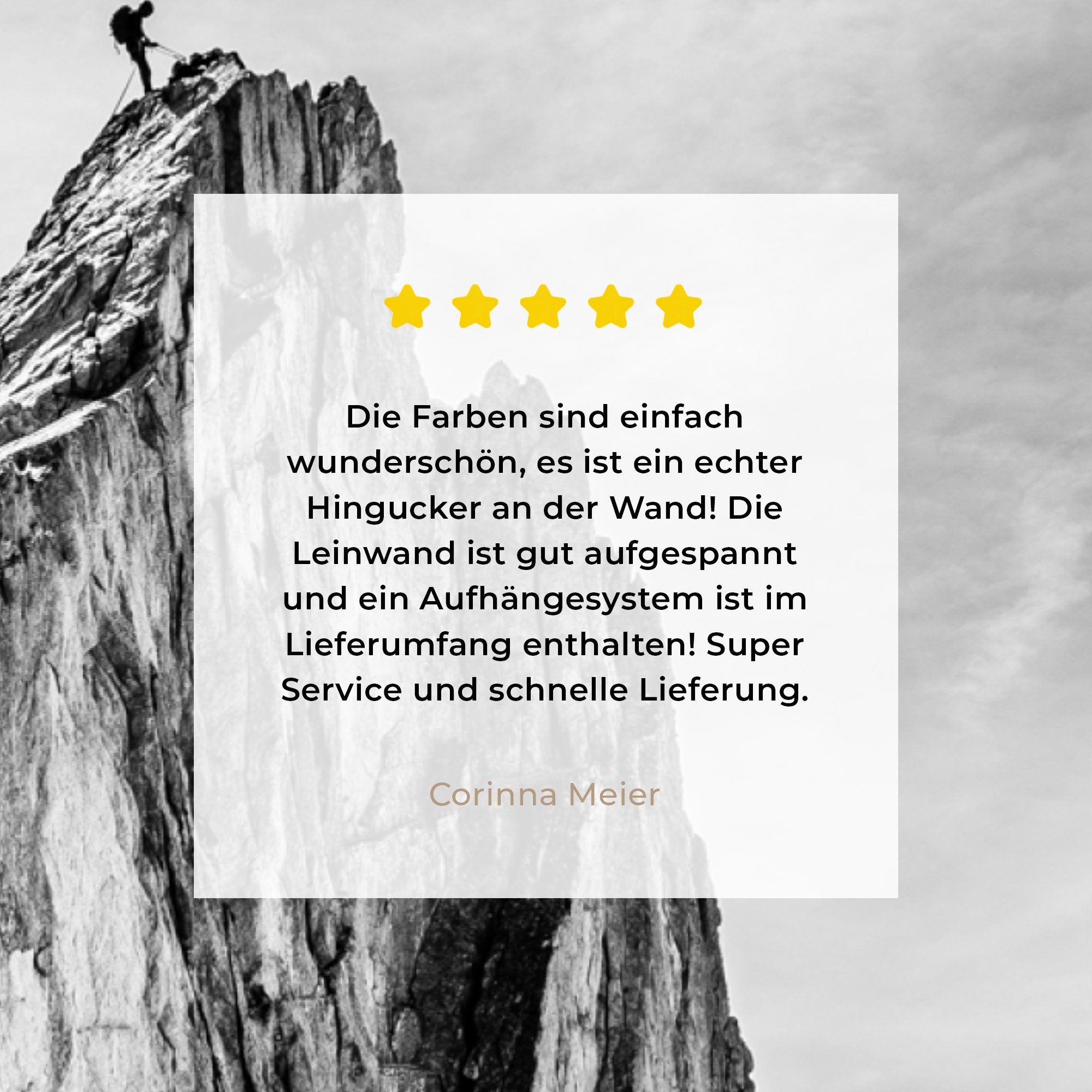 OneMillionCanvasses® Leinwandbild Berg - Natur - Klettern - Schwarz und weiß, Fotodruck (1 St), Leinwand Bilder Klein, Wand Dekoration Aesthetic 30x20 cm – Bild 5 von 5
