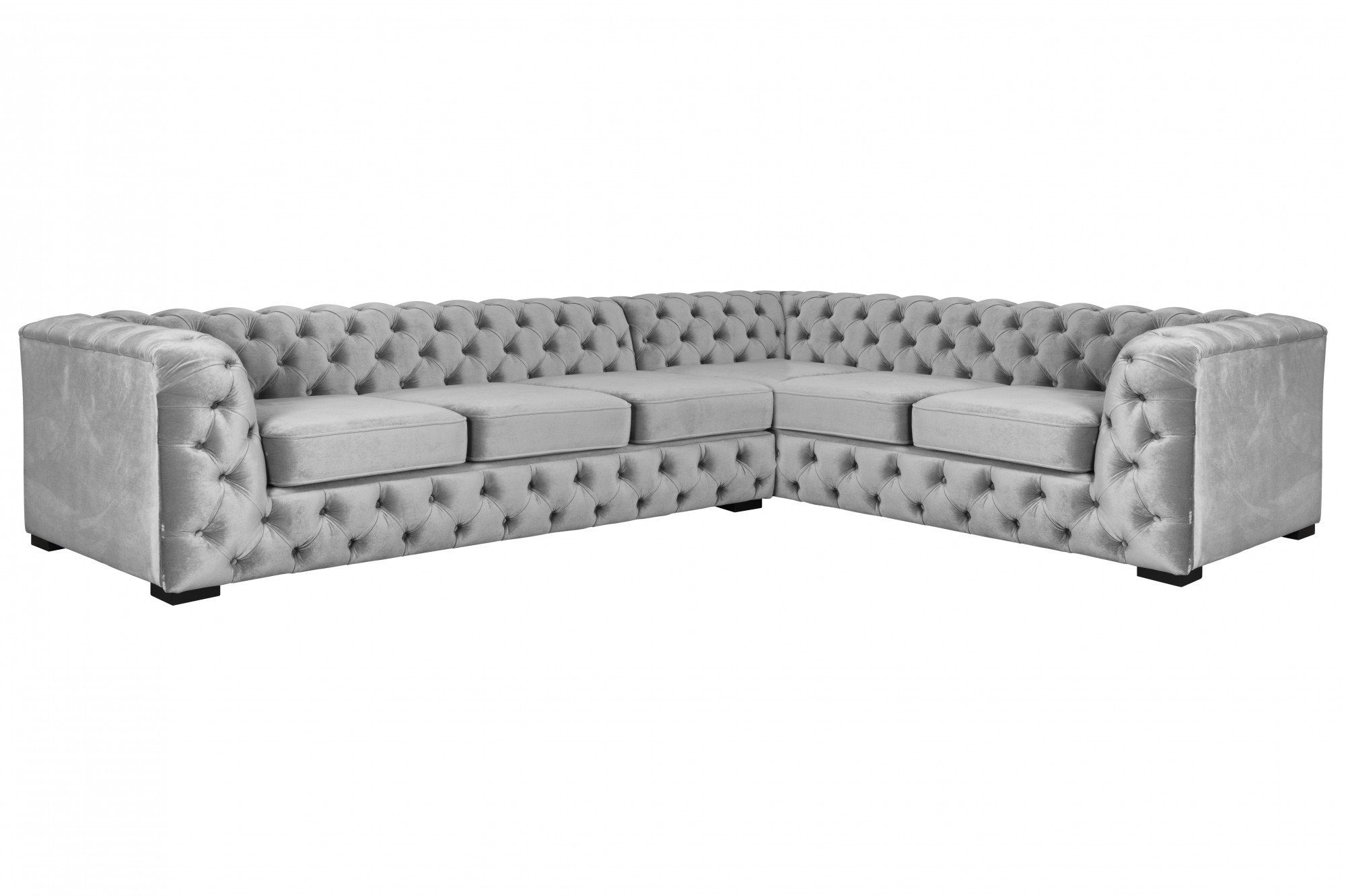 Home affaire Chesterfield-Sofa KALINA L-Form, hochwertig günstig online kaufen