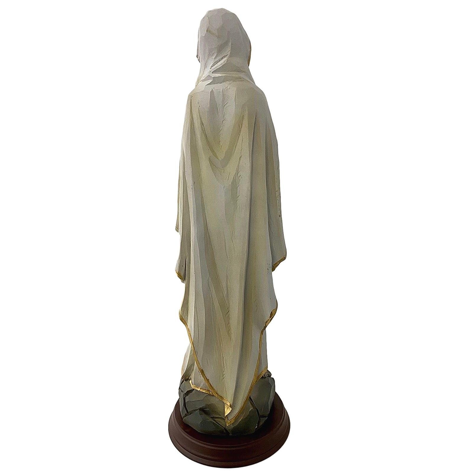 Aubaho Dekofigur Skulptur Maria Heiligenfigur Madonna Figur Statue Kunststein 43cm Anti