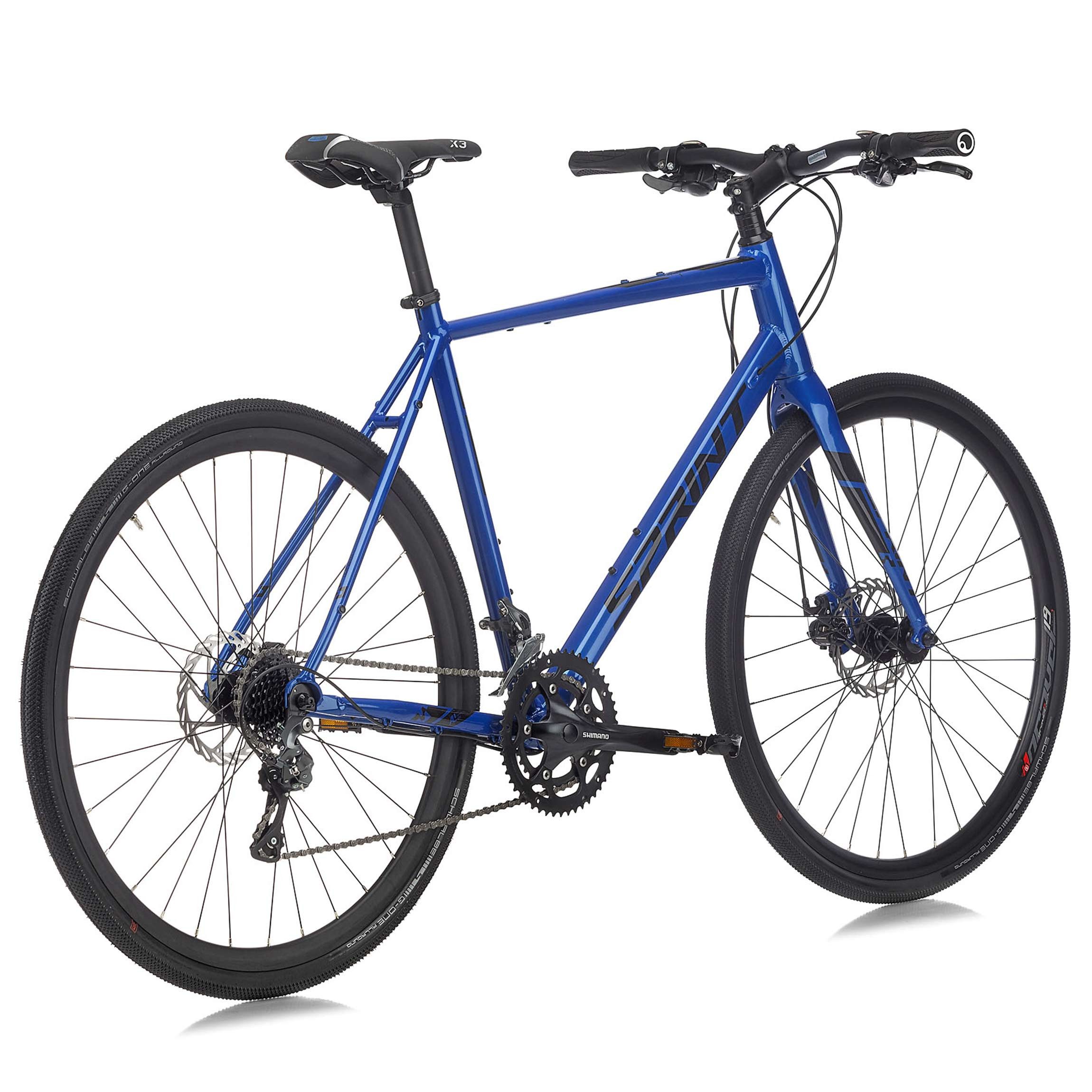 Airtracks Gravelbike 28 Zoll Herren Gravel Bike WHISPER PLUS Fahrrad 2x8 Gang, 16 Gang Shimano Claris RD-R2000 Schaltwerk, Kettenschaltung, (Blau), High End Gravel Fahrrad - Rahmenhöhen 52 cm 56 cm - Modell 2026