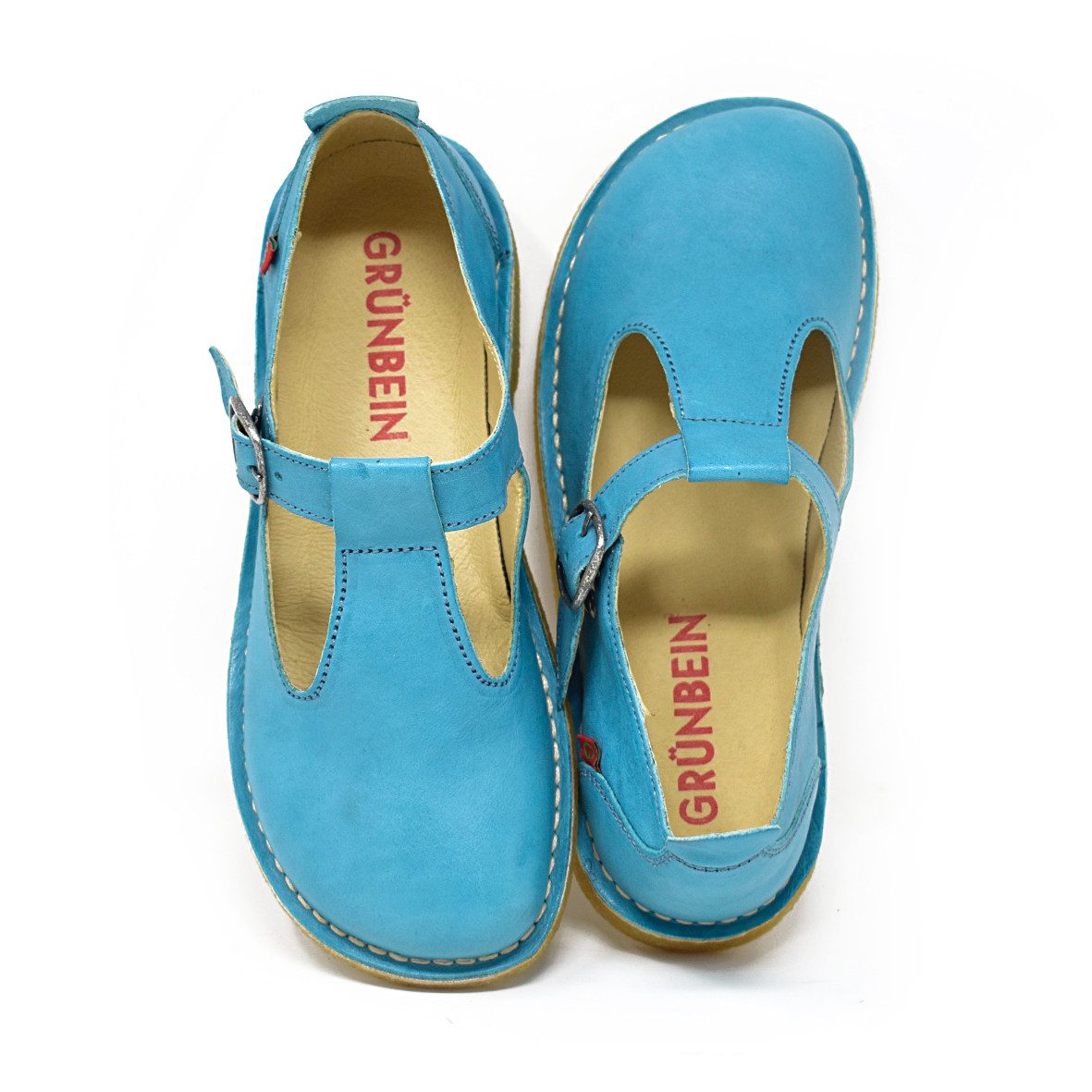 GRÜNBEIN Spangen-Ballerinas Paula II Naturform Ballerina