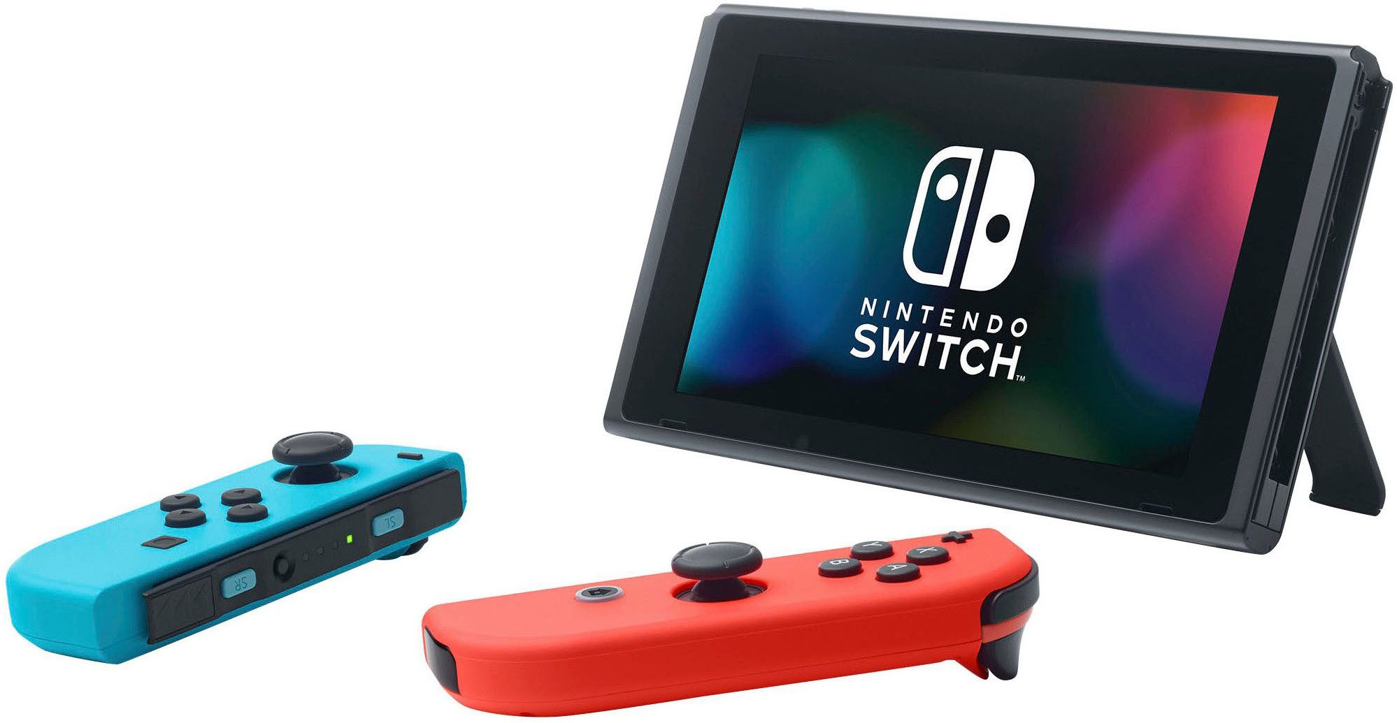 Nintendo Switch Switch Neon r/b + Gratis Big Brain Academy: Kopf an Kopf (UVP 29,99)