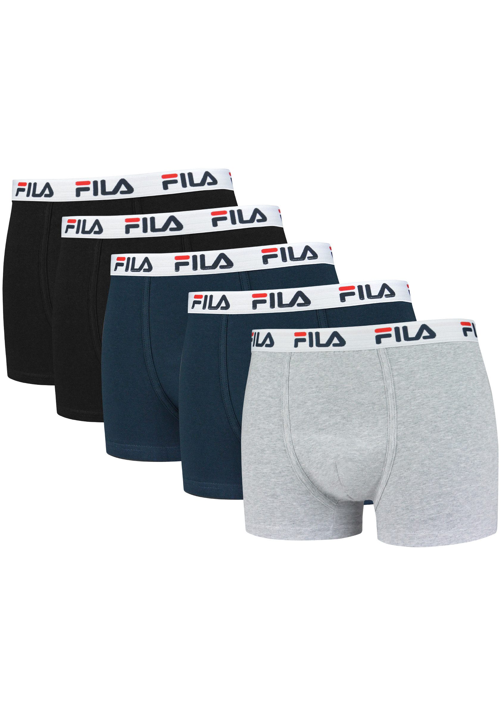 Fila Boxer MAN BOXER SHORTS (5er Pack) mit Logobund günstig online kaufen