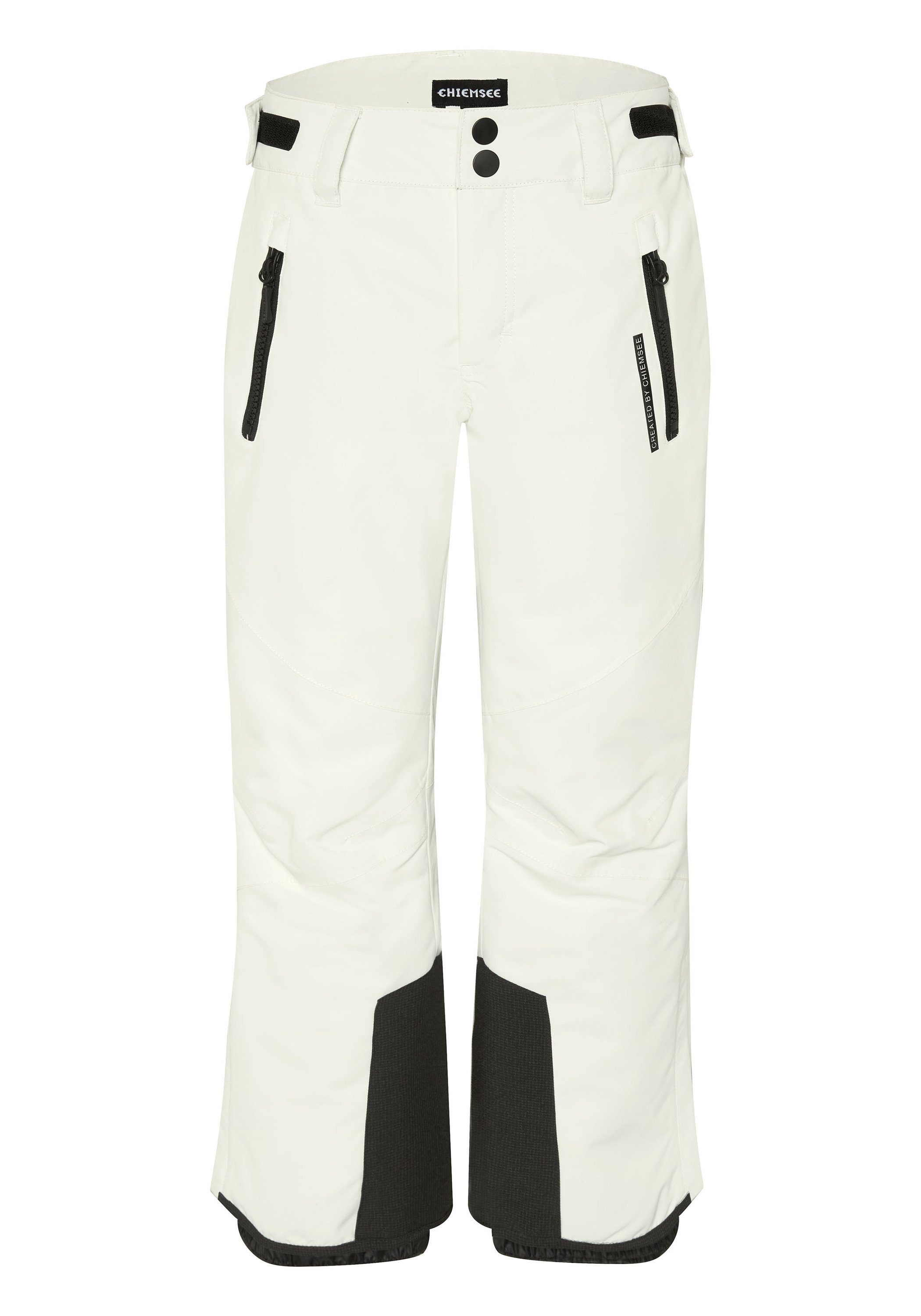 Chiemsee Sporthose Skihose mit CHIEMSEE Print am Bein 1 11-4202 Star White