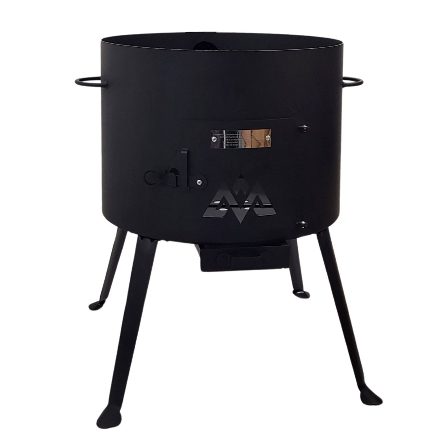 Holzkohlegrill Utschak für Kazan 12L mit Schüreisen