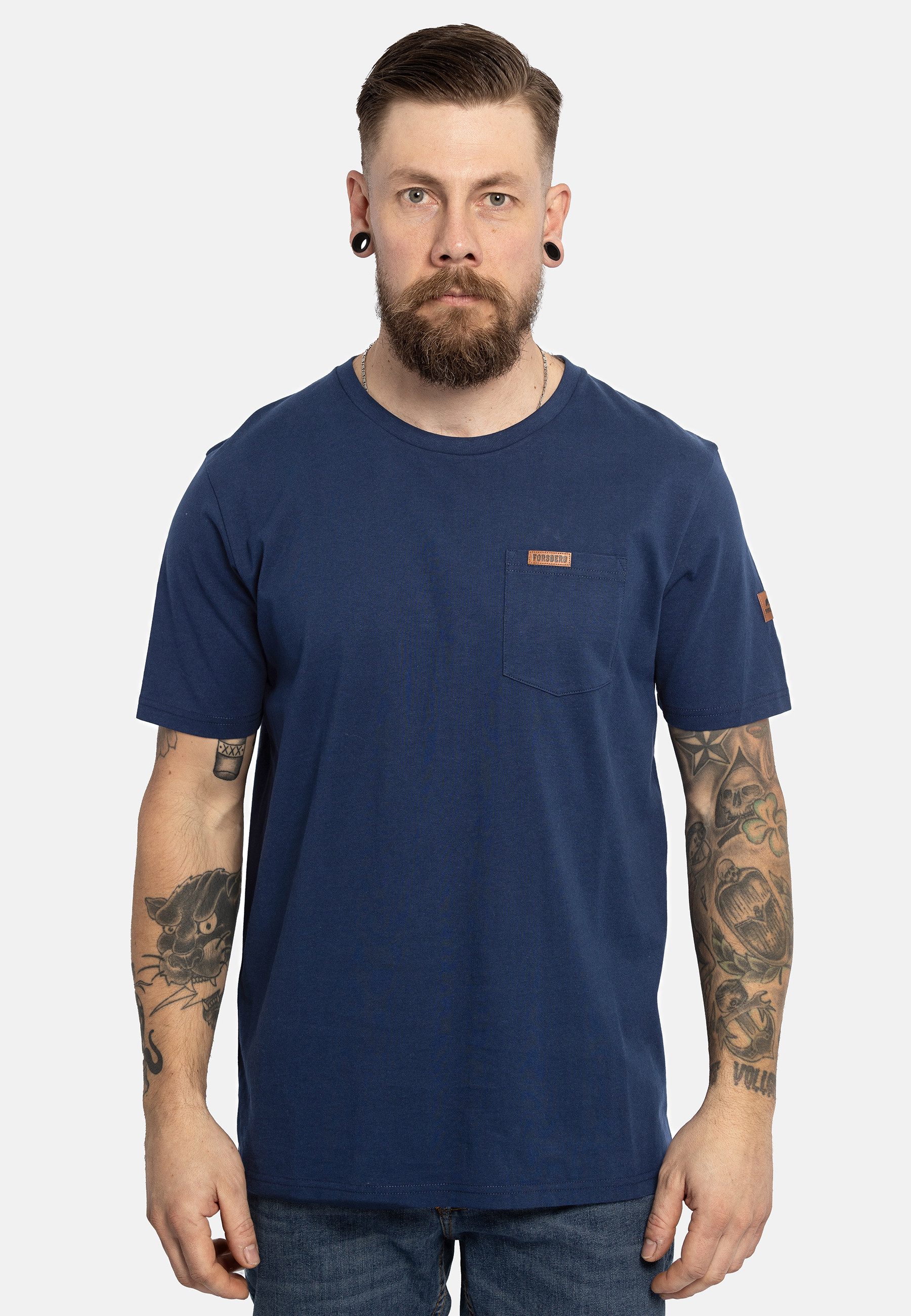 FORSBERG T-Shirt mit Brusttasche