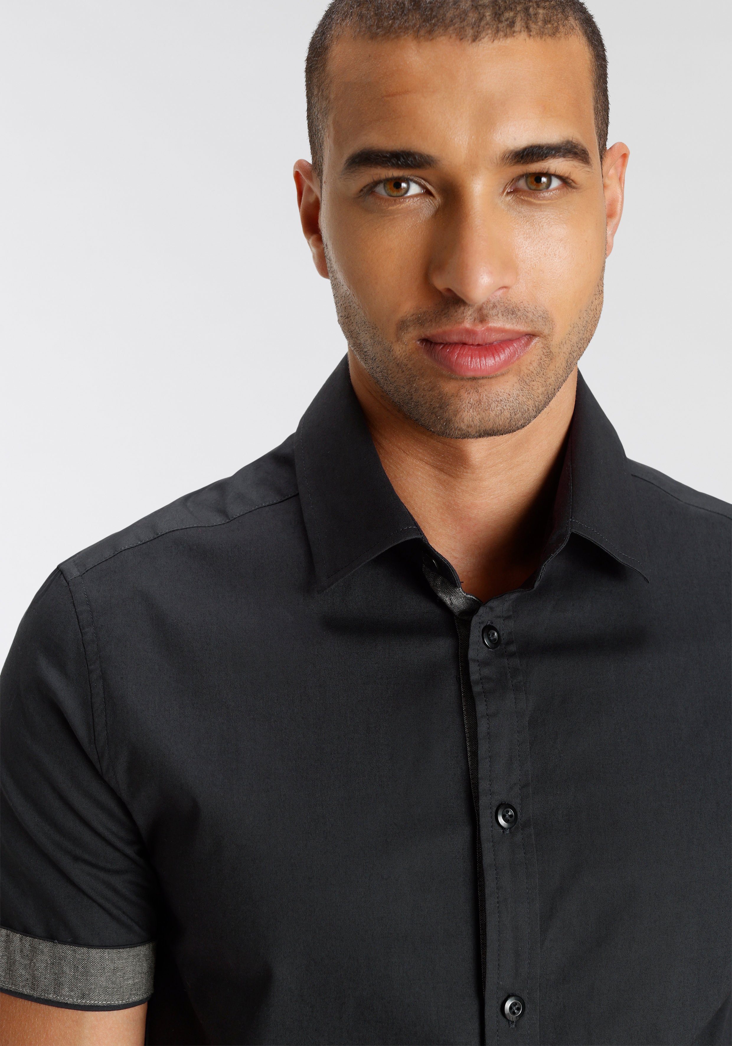Bruno Banani Kurzarmhemd mit kurzen Ärmel günstig online kaufen