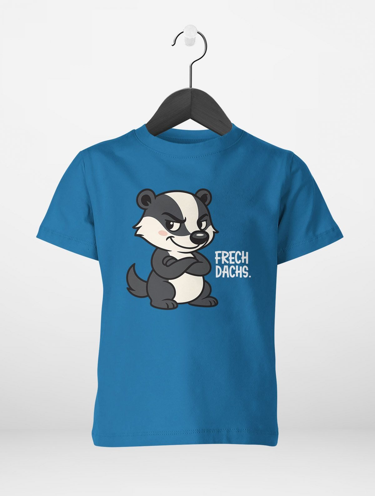 MoonWorks Print-Shirt Kinder T-Shirt Jungen mit Aufdruck Frechdachs Spruch lustig