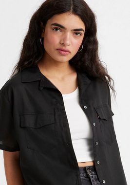 Levi's® Shirtbluse EMBER SS BOWLING SHIRT glänzender Satin