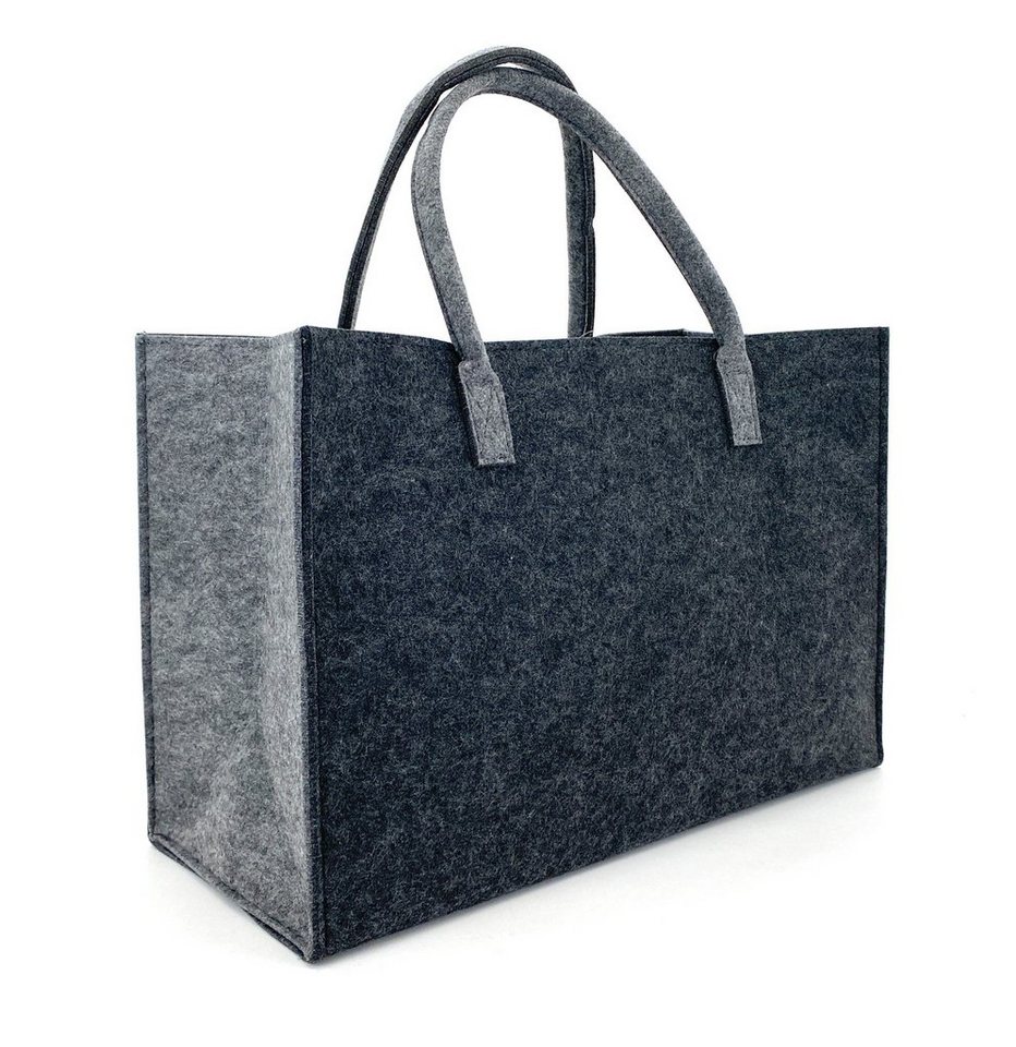 heimtexland Einkaufsshopper Universal Filztasche Einkaufstasche Filz Shopper, 24 l, Henkel Tragetasche - strapazierfähig langlebig nachhaltig
