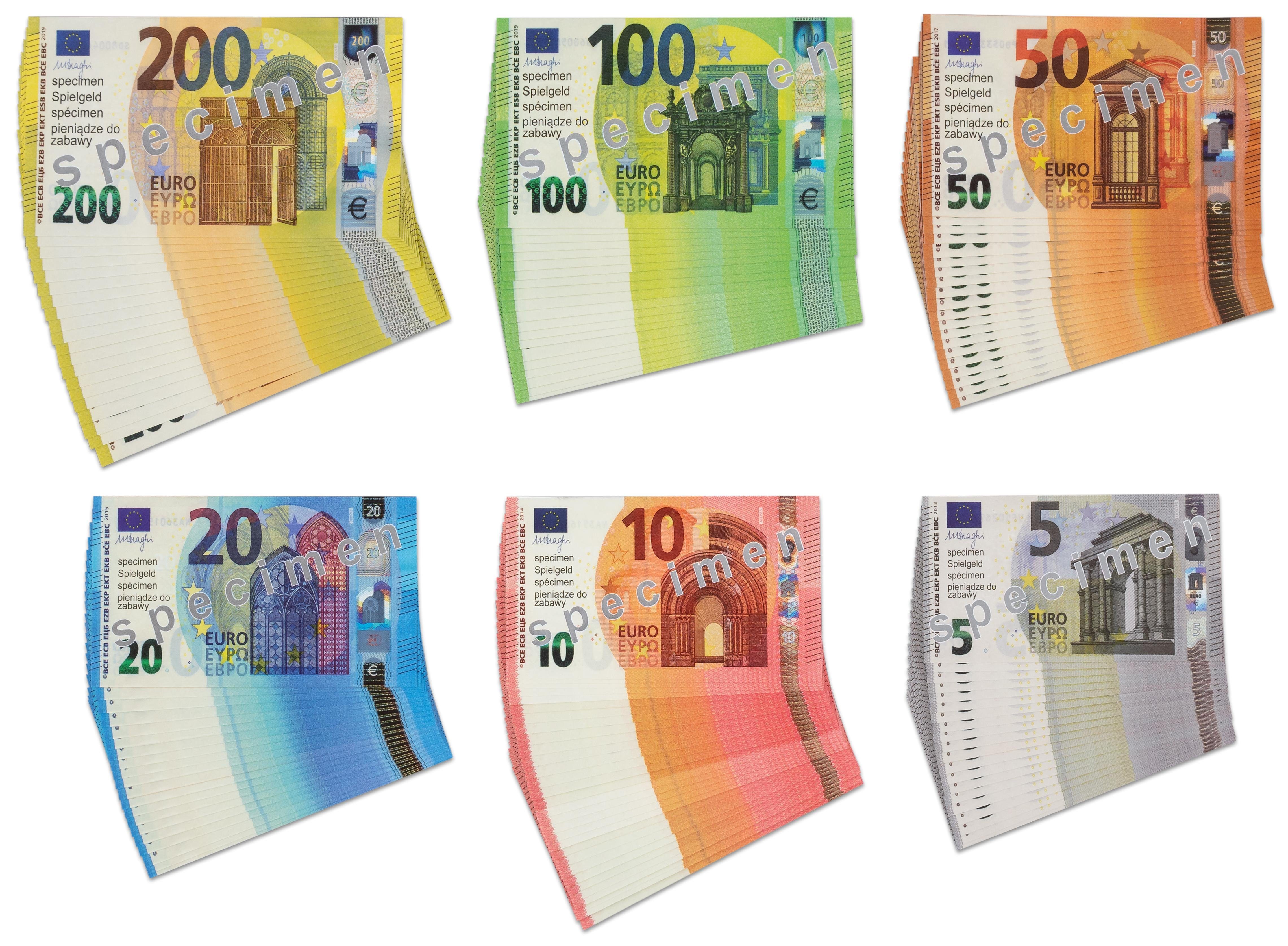 Betzold Spielgeld Euro-Geldscheine für Schüler/innen - Spielgeld Rechengeld