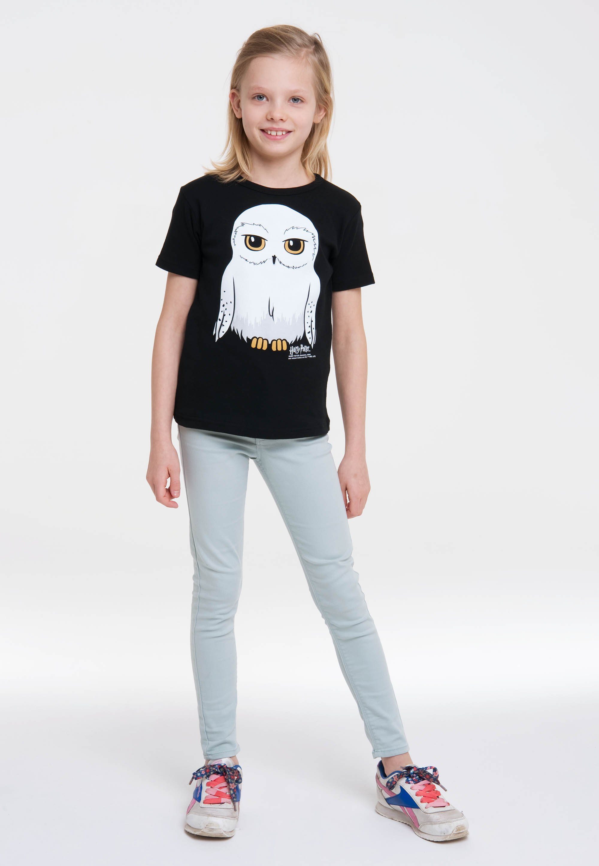 LOGOSHIRT T-Shirt Harry Potter - Hedwig mit Hedwig-Print