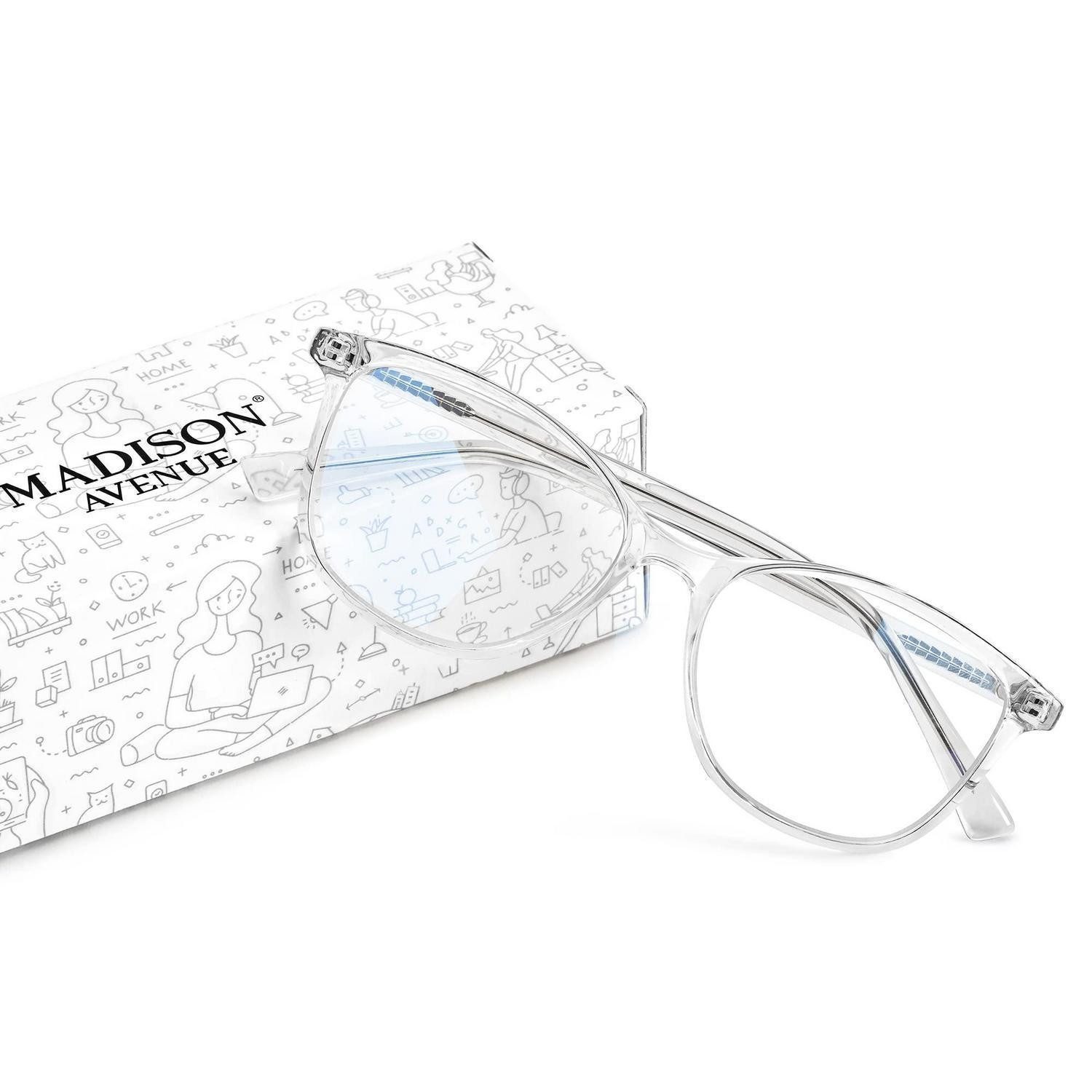 LuxusKollektion Brille Blaulichtfilter Brille Damen Transparent