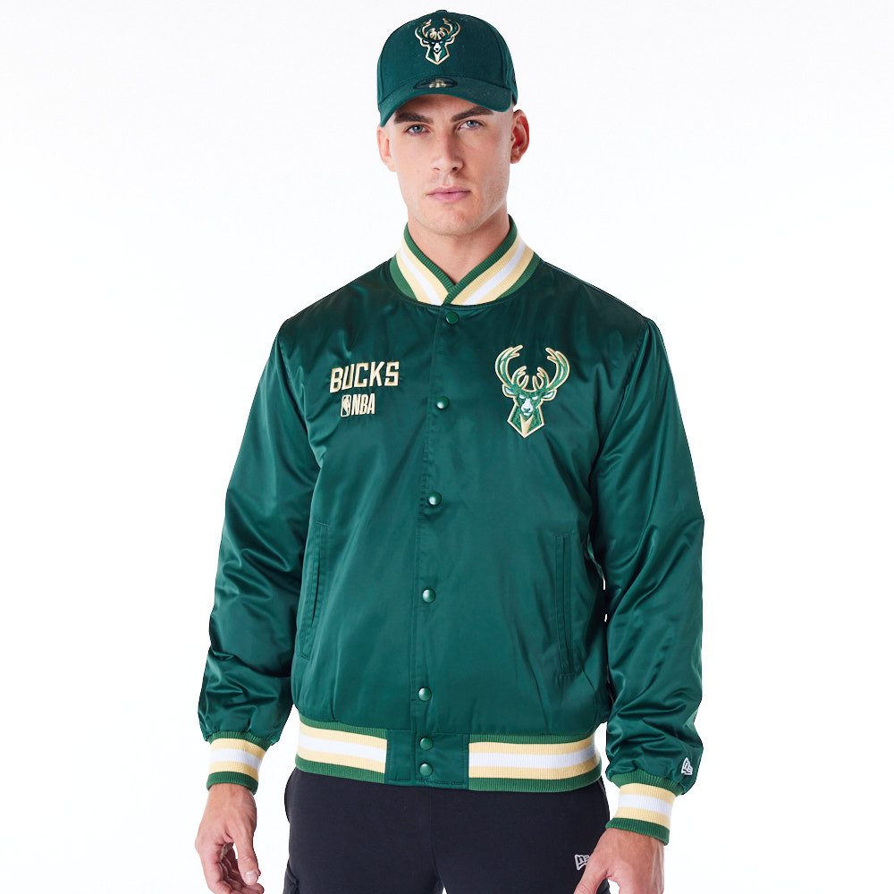 New Era Bomberjacke Jacke New Era NBA Bomber Milwaukee Bucks günstig online kaufen