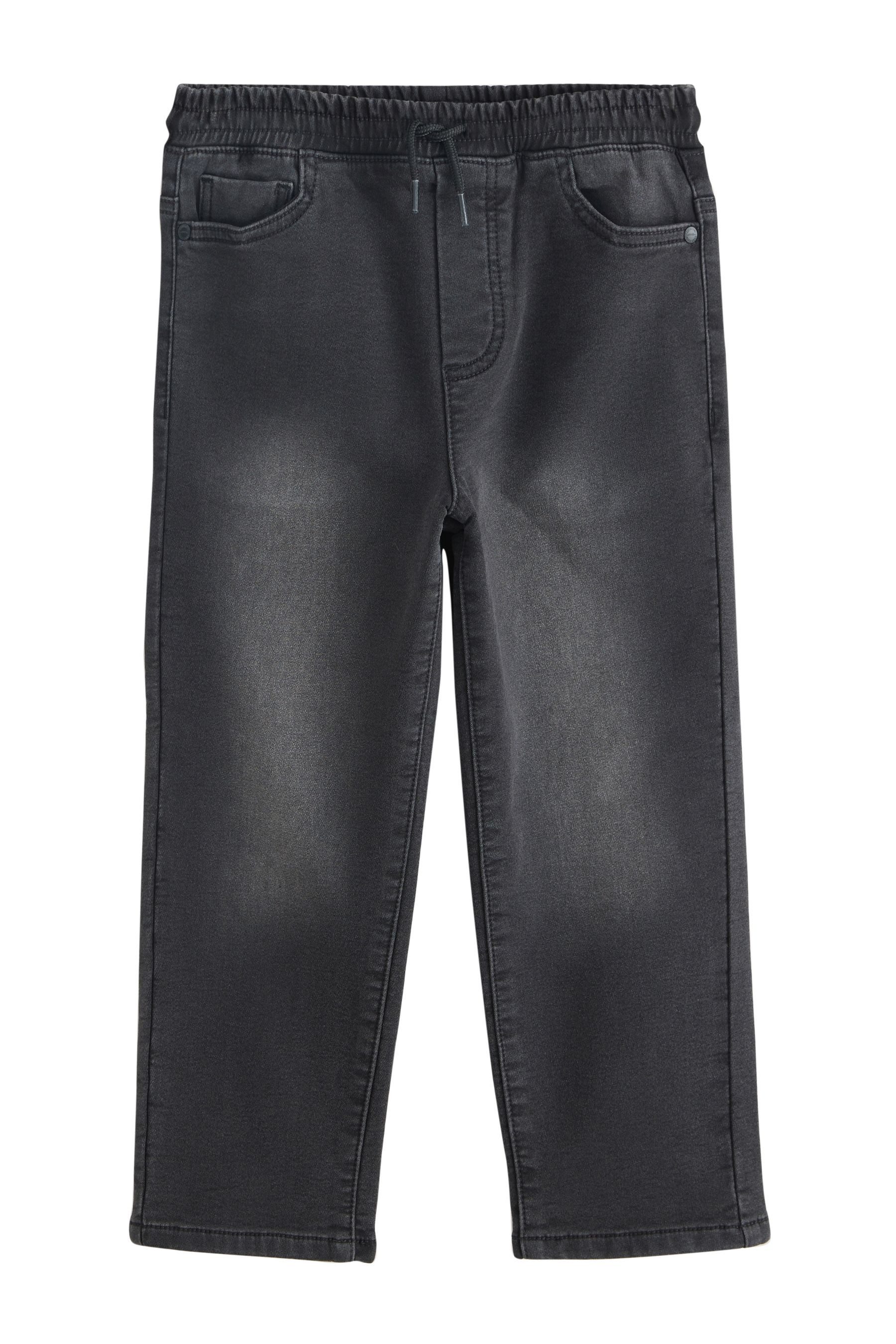Next Loose-fit-Jeans 2er-Pack Loose Fit Stretch-Jeans mit Elastikbund (2-tlg) – Bild 4 von 5