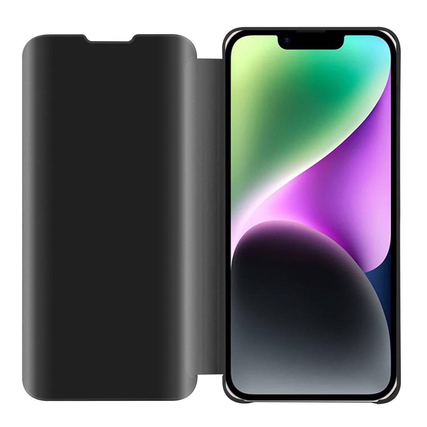 Cadorabo Handyhülle für iPhone 14 Hülle Apple iPhone 14, Klappbare Handy Schutzhülle - Hülle - mit Standfunktion und Kartenfach