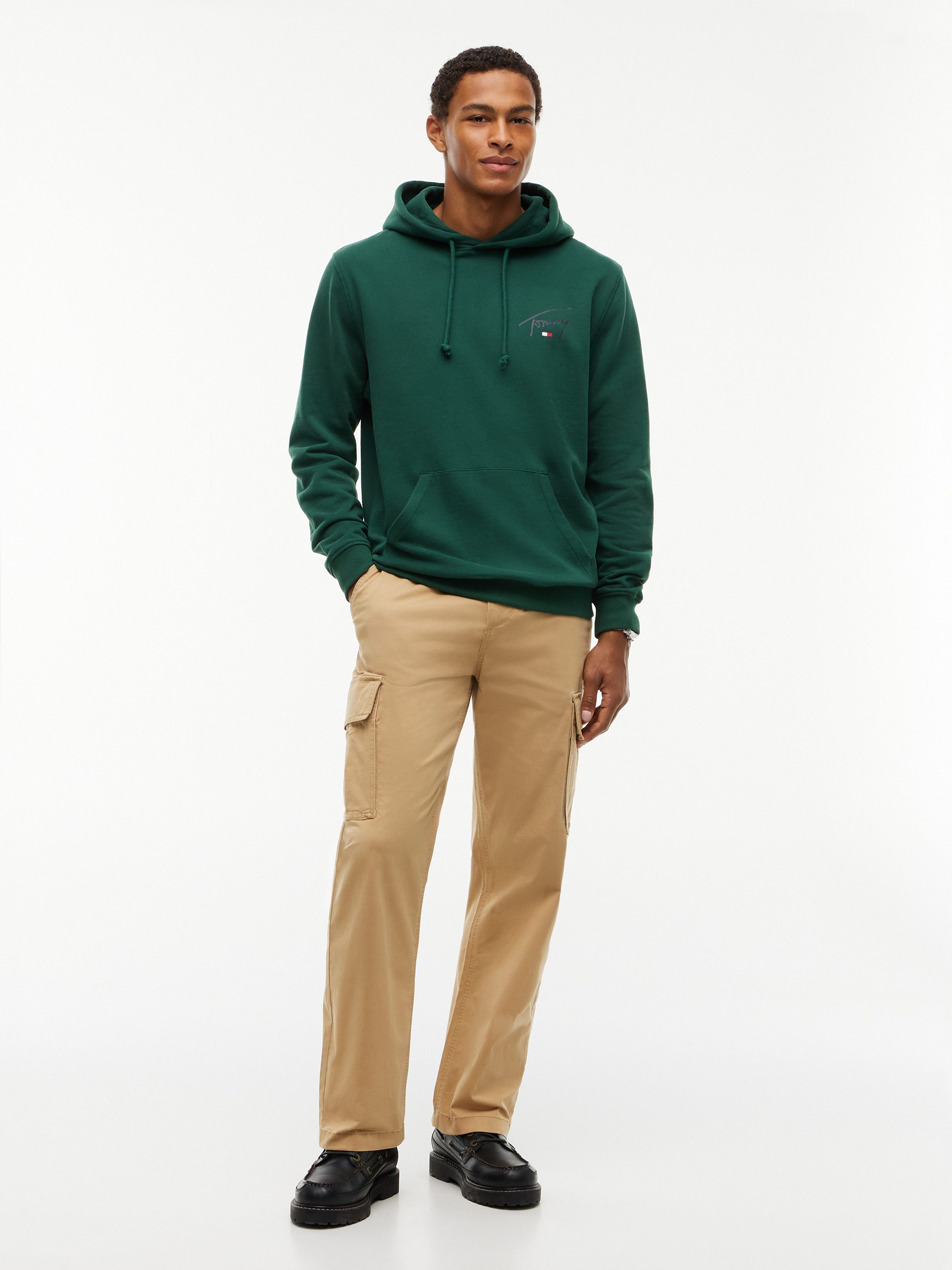 Tommy Jeans Kapuzensweatshirt REGULAR ENTRY SIGNATURE HOOD Regular fit mit Kapuze – Bild 4 von 5