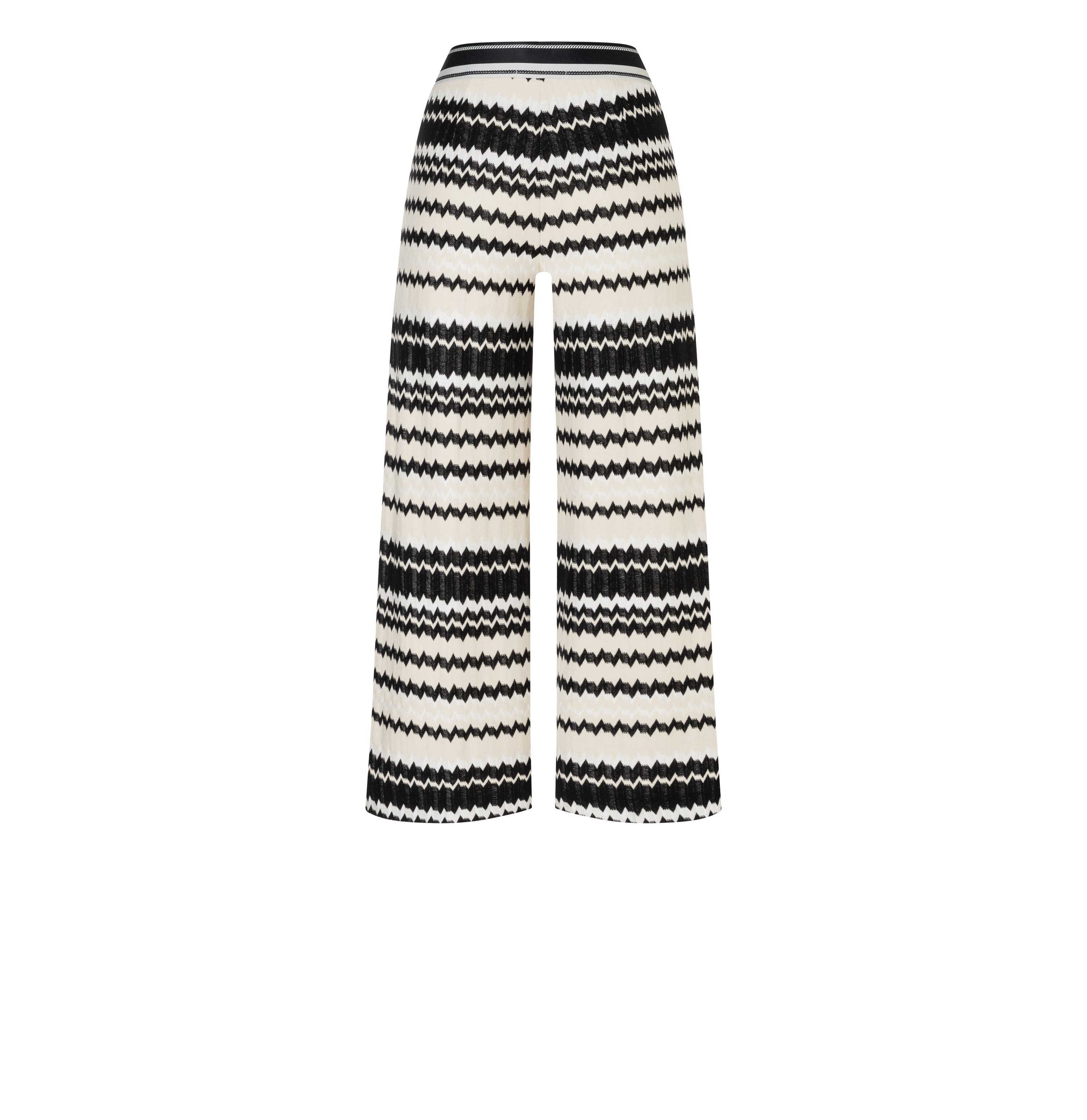 MAC Stoffhose Palazzo Cropped