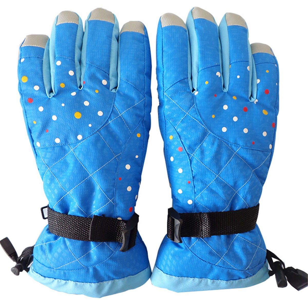 Die Sterne Skihandschuhe Skihandschuhe/Wintersport wasserdicht, Blau dunkelviolett atmungsaktiv
