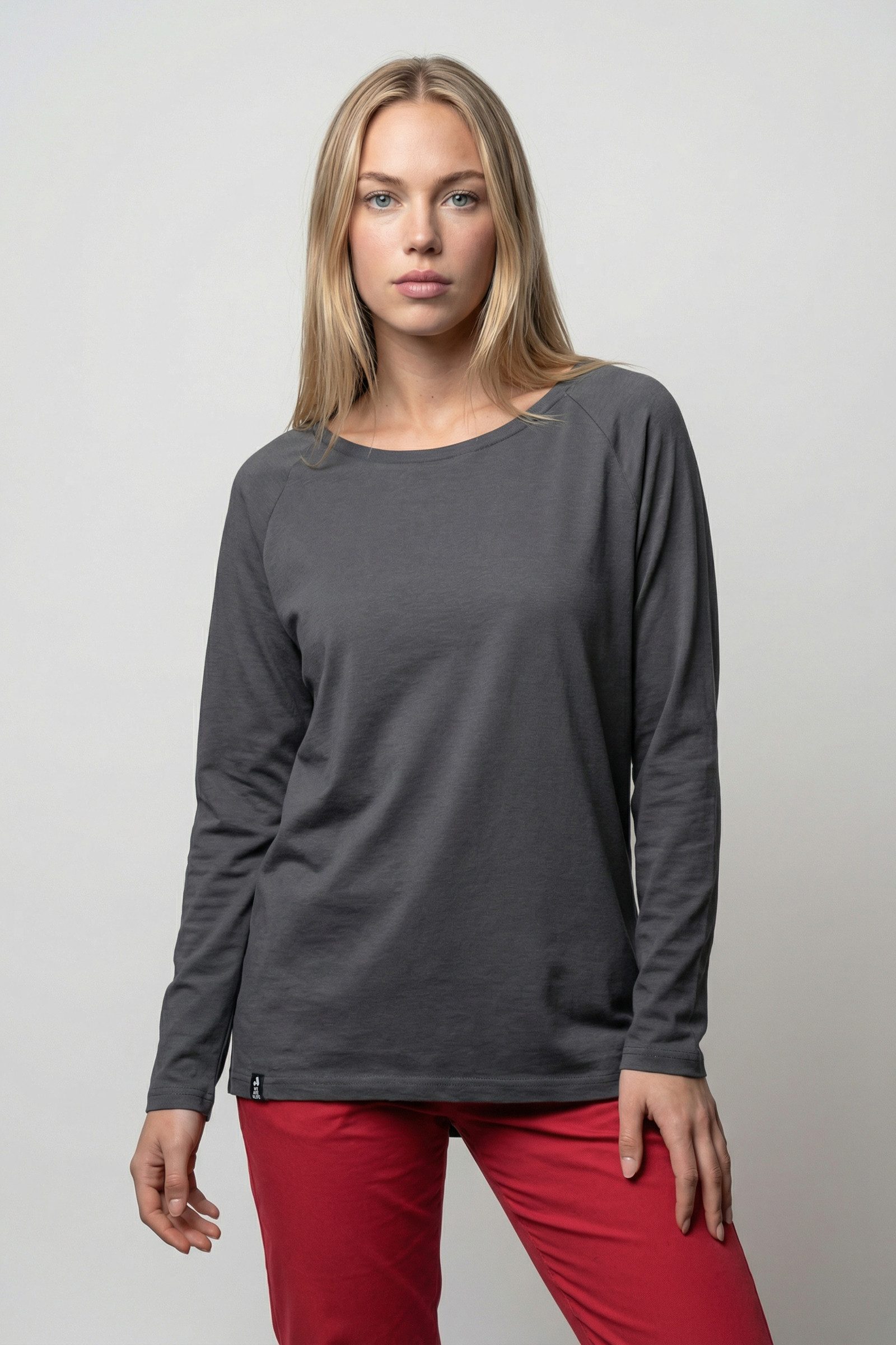 Alife & Kickin Langarmshirt Damen GaiaAK A Langarmshirt, Shirt leichtes Jersey-Oberteil aus Bio-Baumwolle mit Raglan-Schnitt – Bild 2 von 5