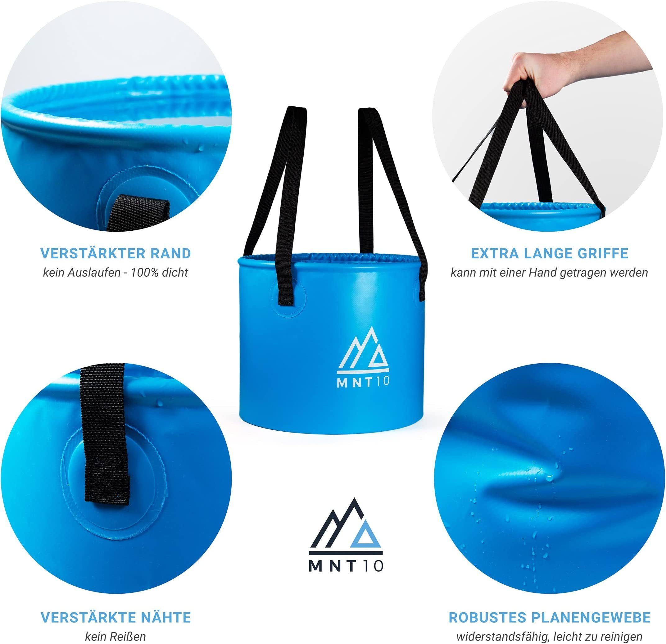 Blau in MNT10 Falteimer 20L als oder I Camping Spülschüssel, Spülwanne Als Faltschüssel, 15L oder 15L Faltbarer Schüssel Eimer Outdoor