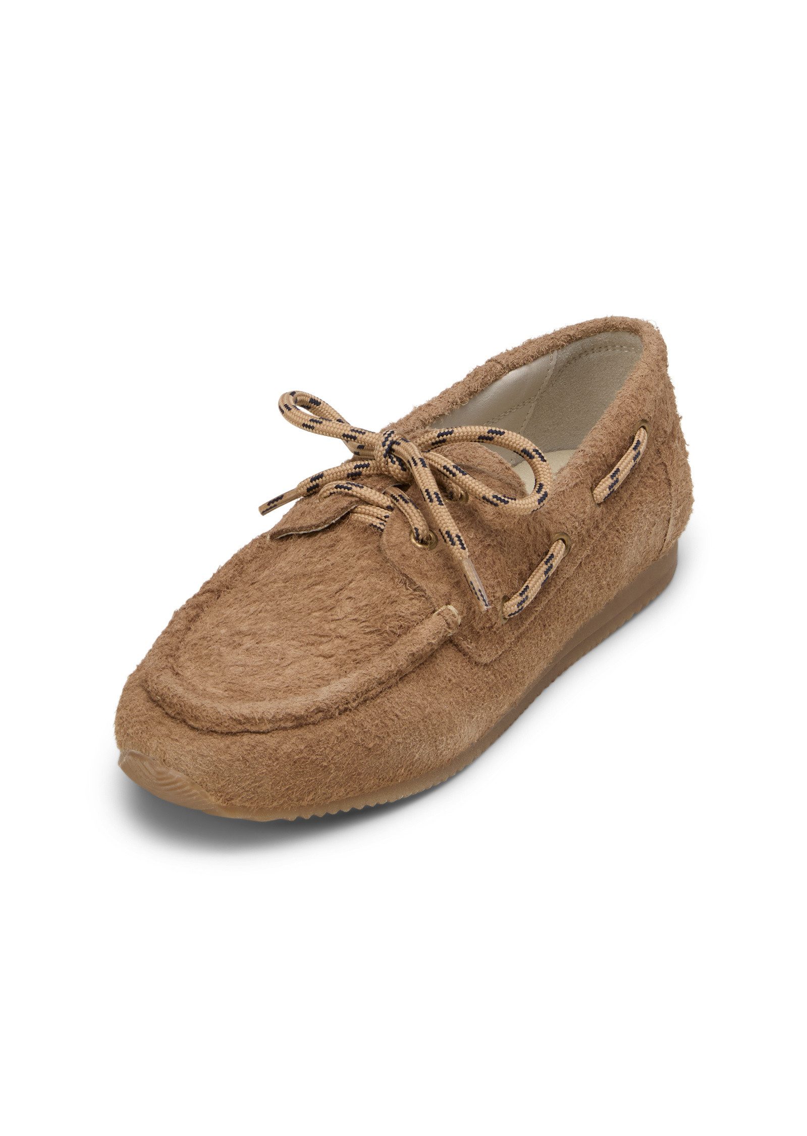Marc O'Polo aus langhaarigem Veloursleder Bootsschuh