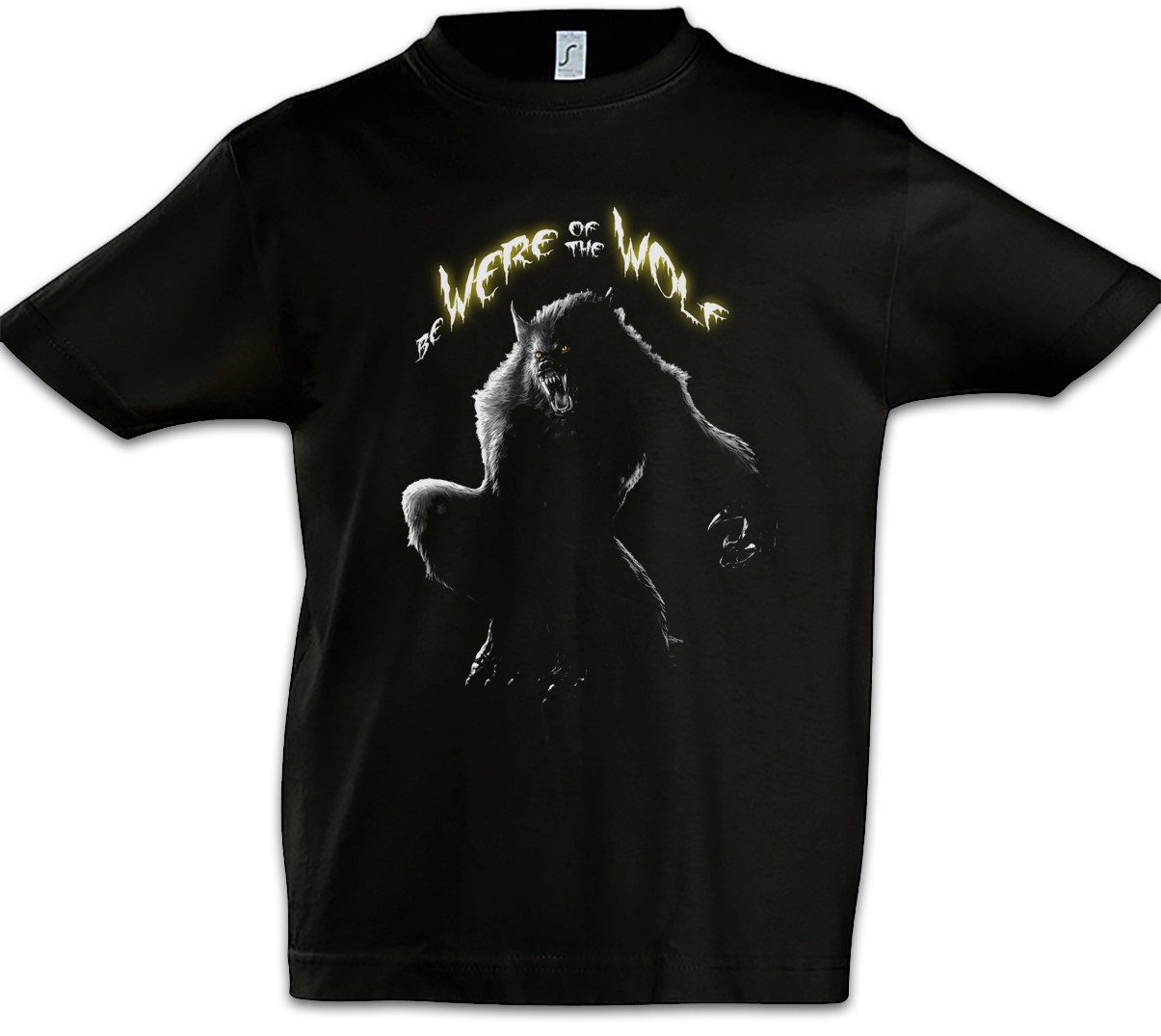 Print-Shirt Be Were Of The Wolf Kinder T-Shirt Wölfe Mond Werwolf Werewolf The
