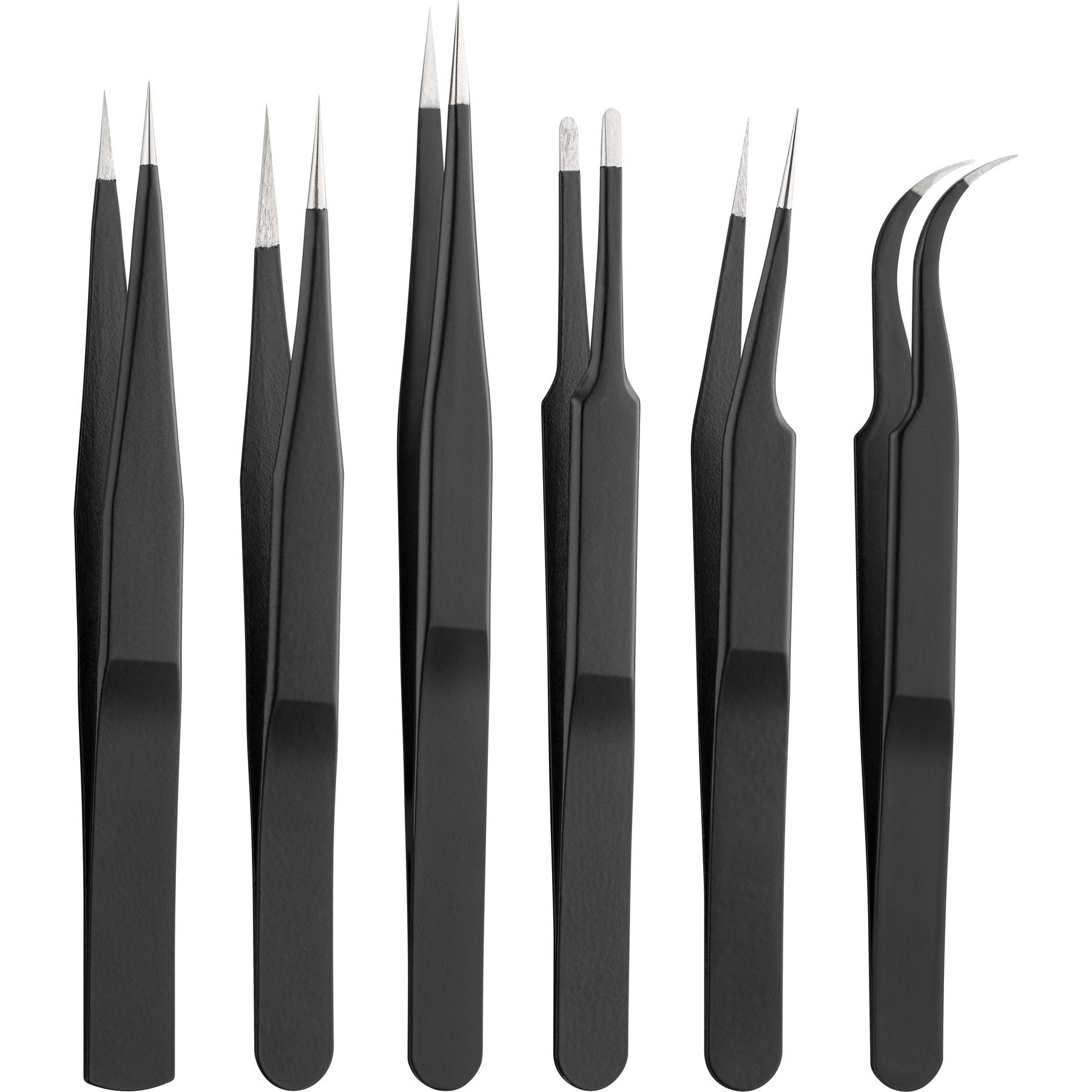 Goobay Spitzzange GOOBAY TOOLS Pinzetten-Set, 41256, 6-teilig