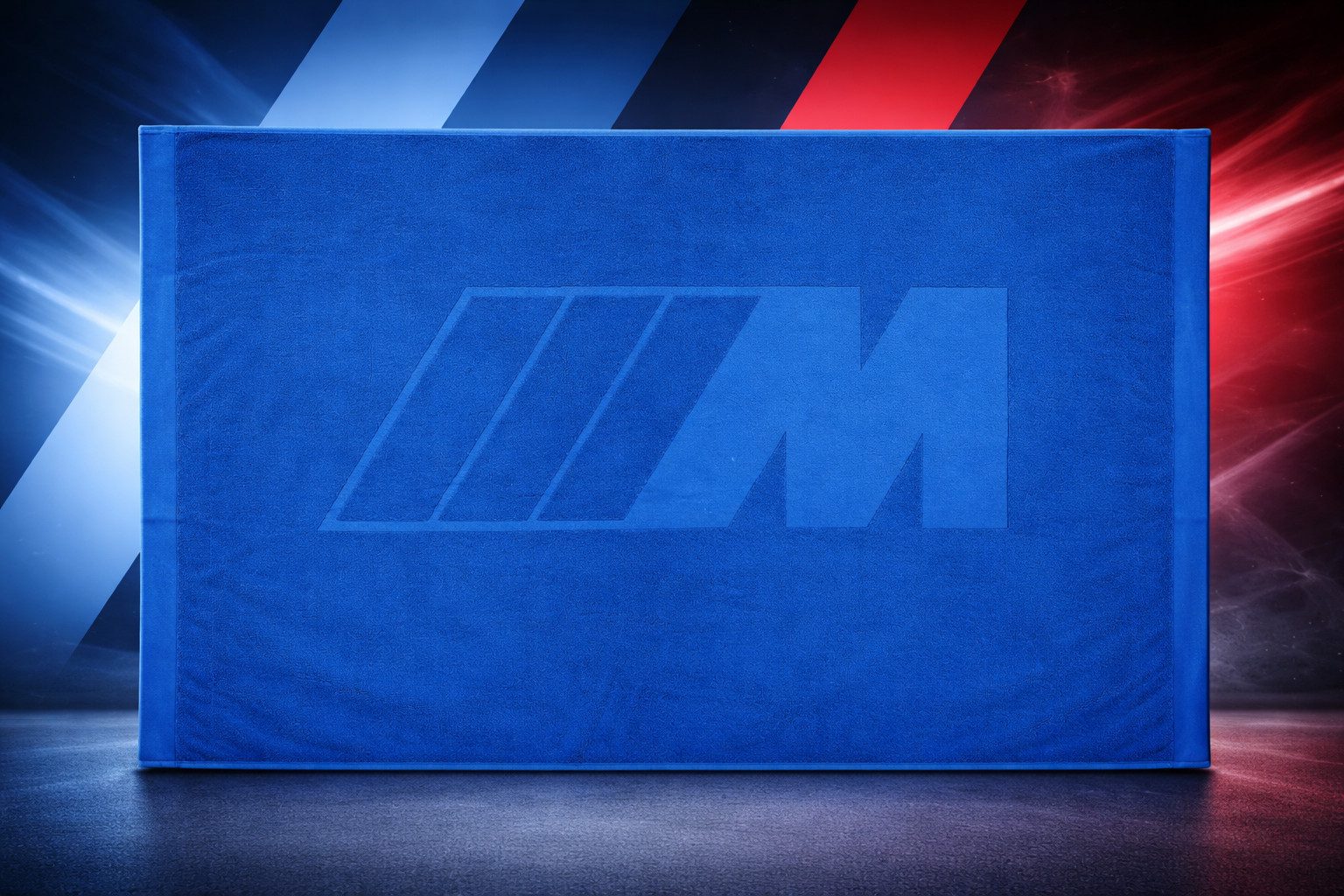 BMW Handtuch BMW M Performance Strandtuch Handtuch Badetuch Saunatuch Blau, (1-St)