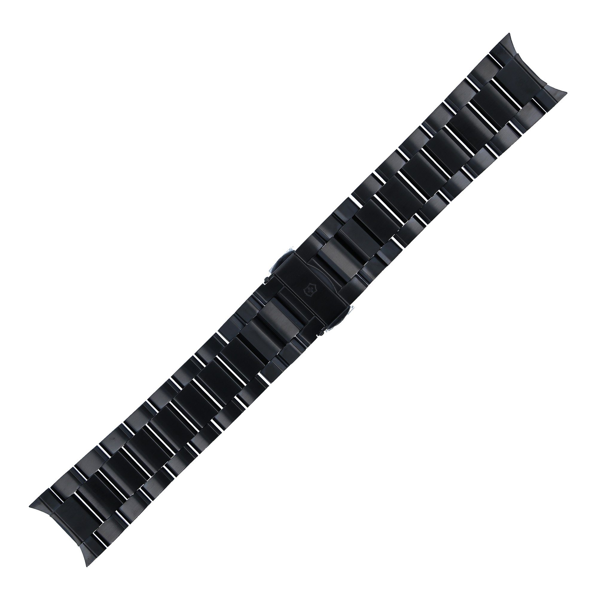 Uhrenarmband 24mm Metall Schwarz 4683
