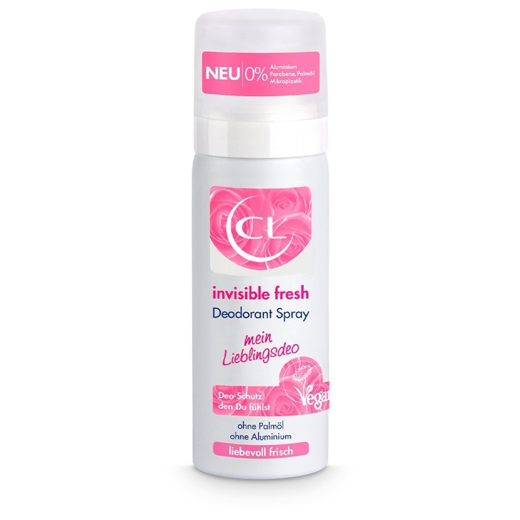 CL Deo-Spray invisible fresh Deodorant 50 1-tlg. langanhaltenden Spray mit Duft ml, 