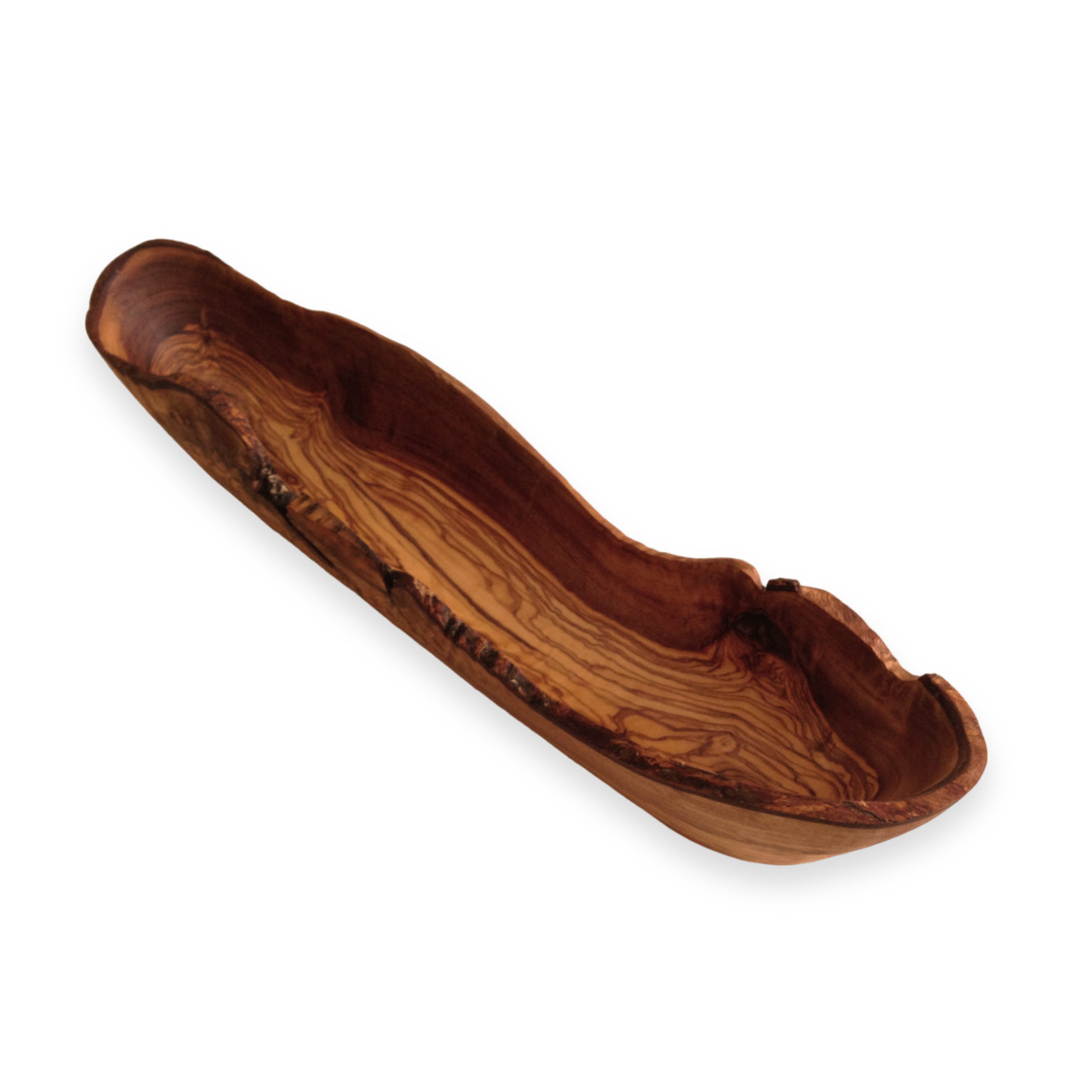 medina mood Brotschale The Rustic Boat, Schale länglich aus Olivenholz