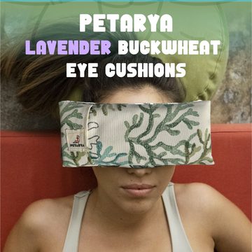 PETARYA Augenkissen Yoga Migränemaske, Lavendel Aromatherapie Augenkissen