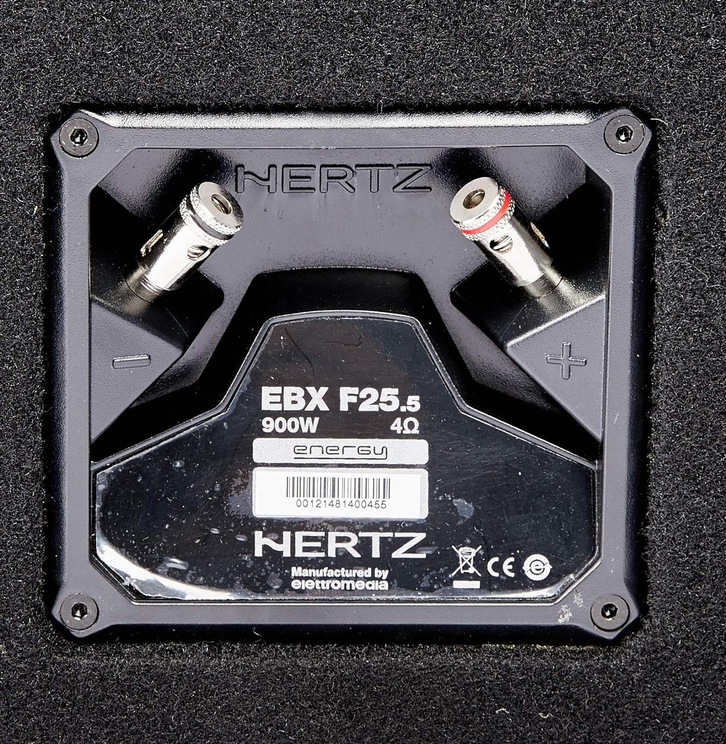 Hertz EBX F25.5 Ultra 600 flacher Watt Auto-Subwoofer