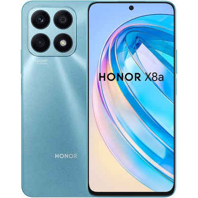 Honor X8a 128 GB / 6 GB - Smartphone - cyan lake Smartphone (6,7 Zoll, 128 GB Speicherplatz)