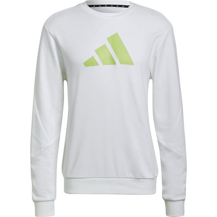 adidas Sportswear Sweatshirt M FI 3BAR CREW WHITE TF7287