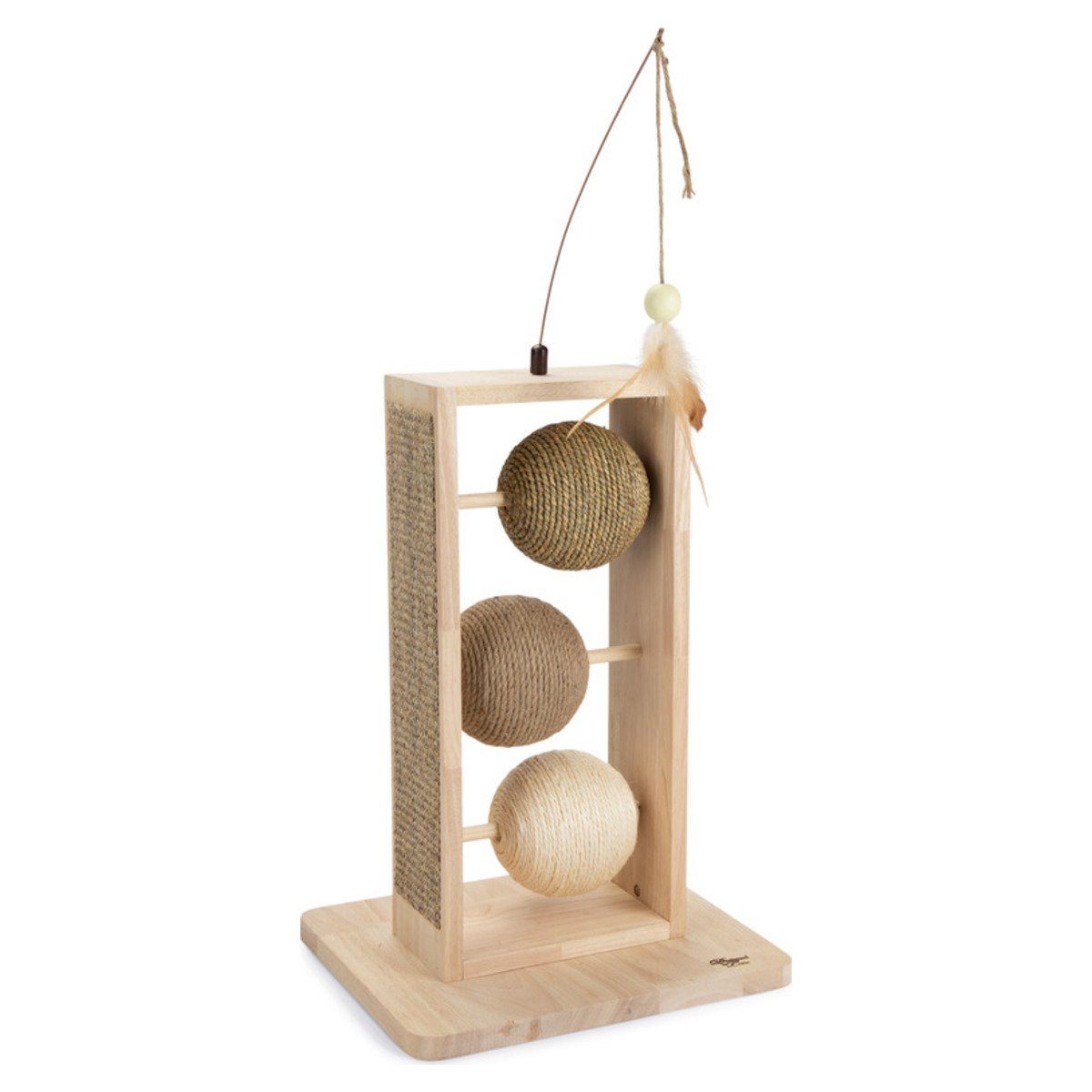 Designed By Lotte Kratzsäule Holz-Kratzbälle Lomax