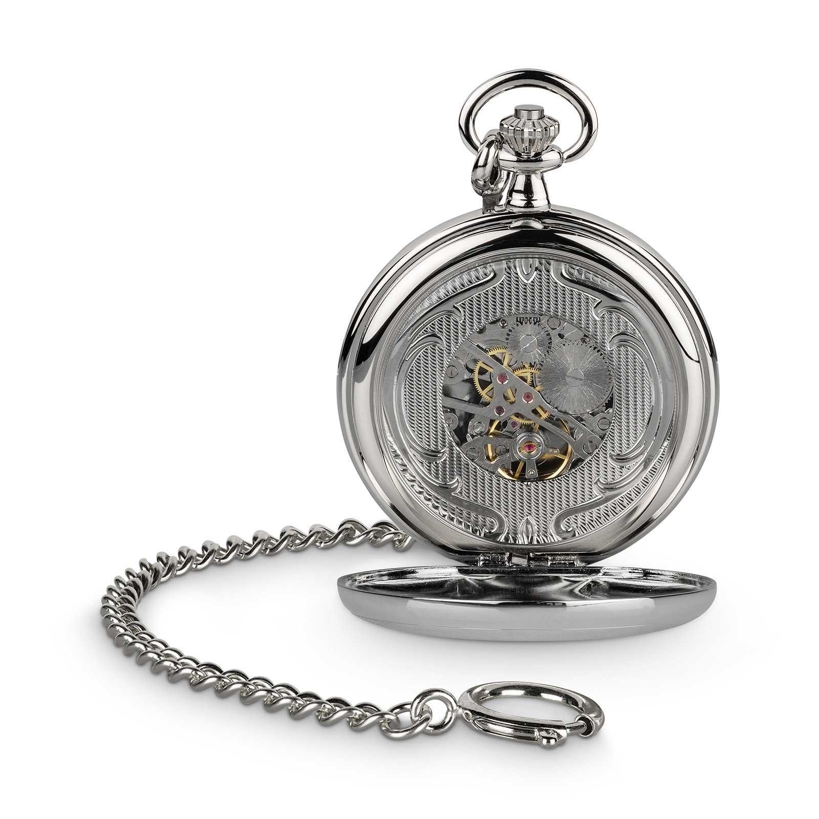 (incl. mit Kette Jäckle Ettlingen II Skelett Reiseetui) Hermann und Handaufzug, Taschenuhr