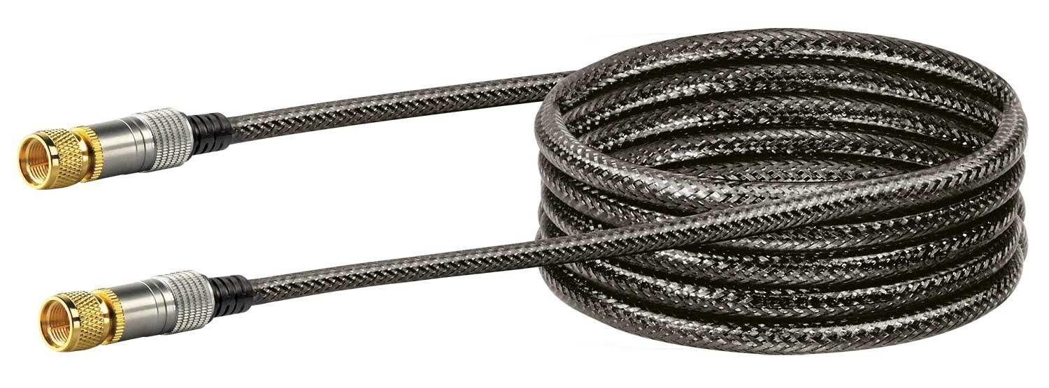 Schwaiger KVCHD15 533 SAT-Kabel, F-Stecker, (150 cm), 4-fach geschirmt