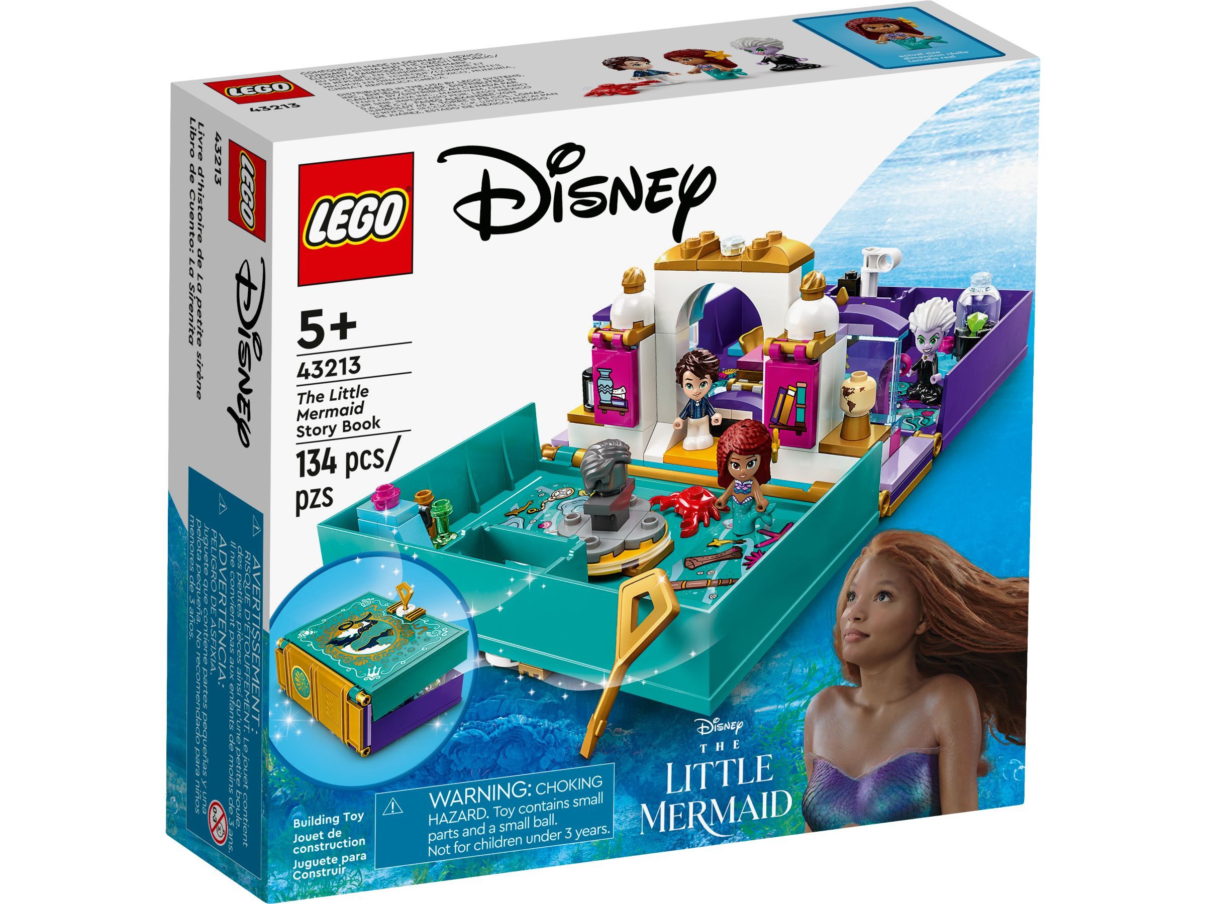 LEGO® LEGO® Disney 43213 Die kleine Meerjungfrau – Märchenbuch Konstruktion günstig online kaufen