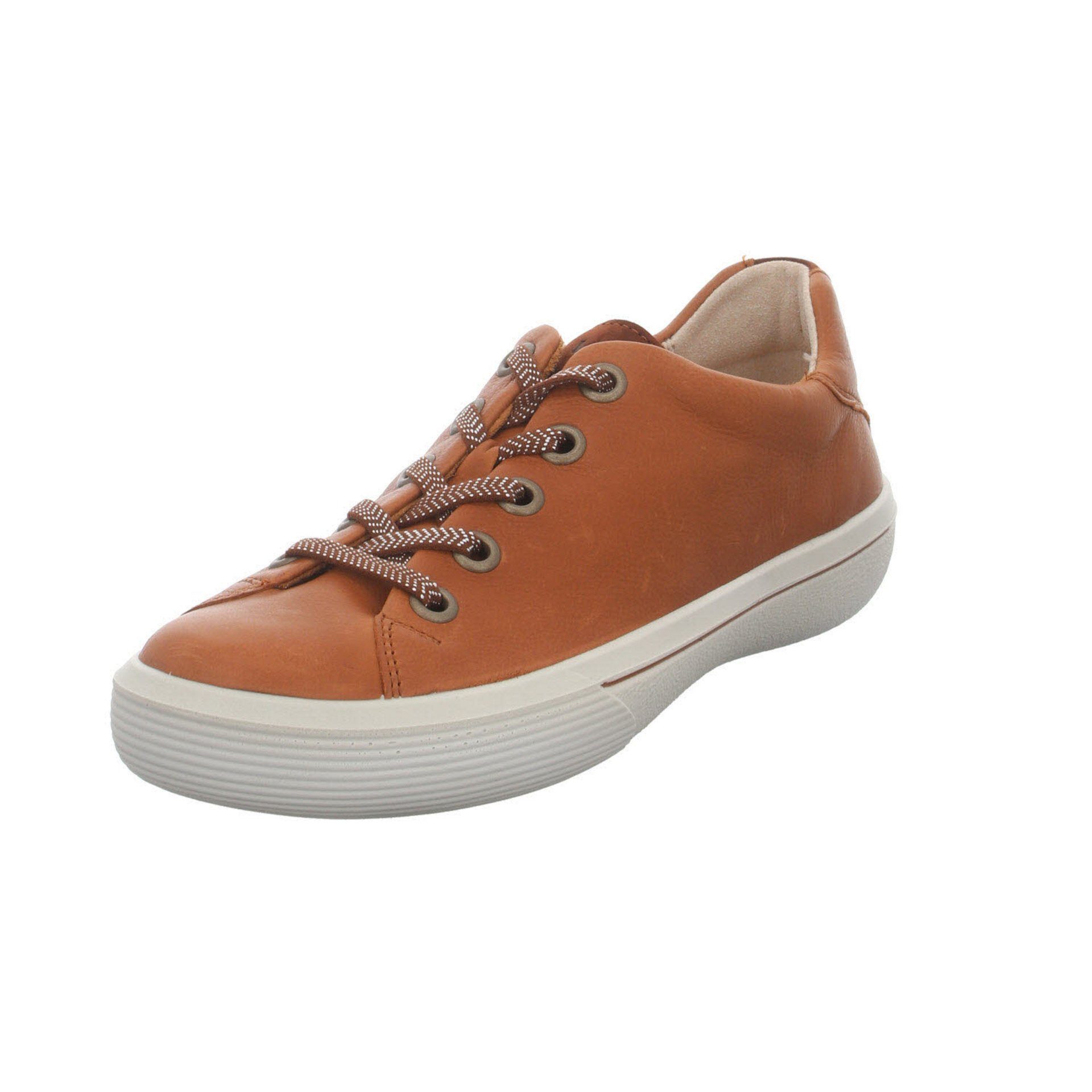 Legero Damen Schnürhalbschuhe Fresh Schnürschuh Schnürschuh Glattleder cognac