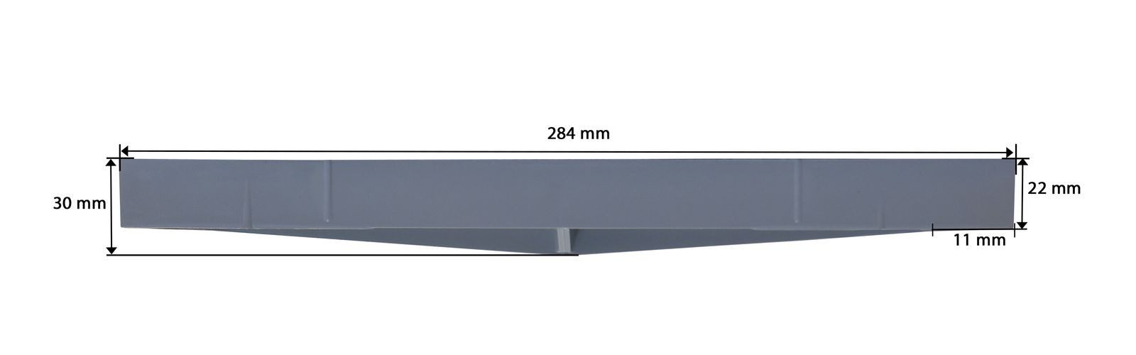 Marley Deutschland GmbH Erdschacht Kunststoffrost für Einlaufschacht Rahmen Nennmaß: 300x300mm, 30x30x2 cm, 1-St., stabil, begehbar, laugen- und säurebeständig