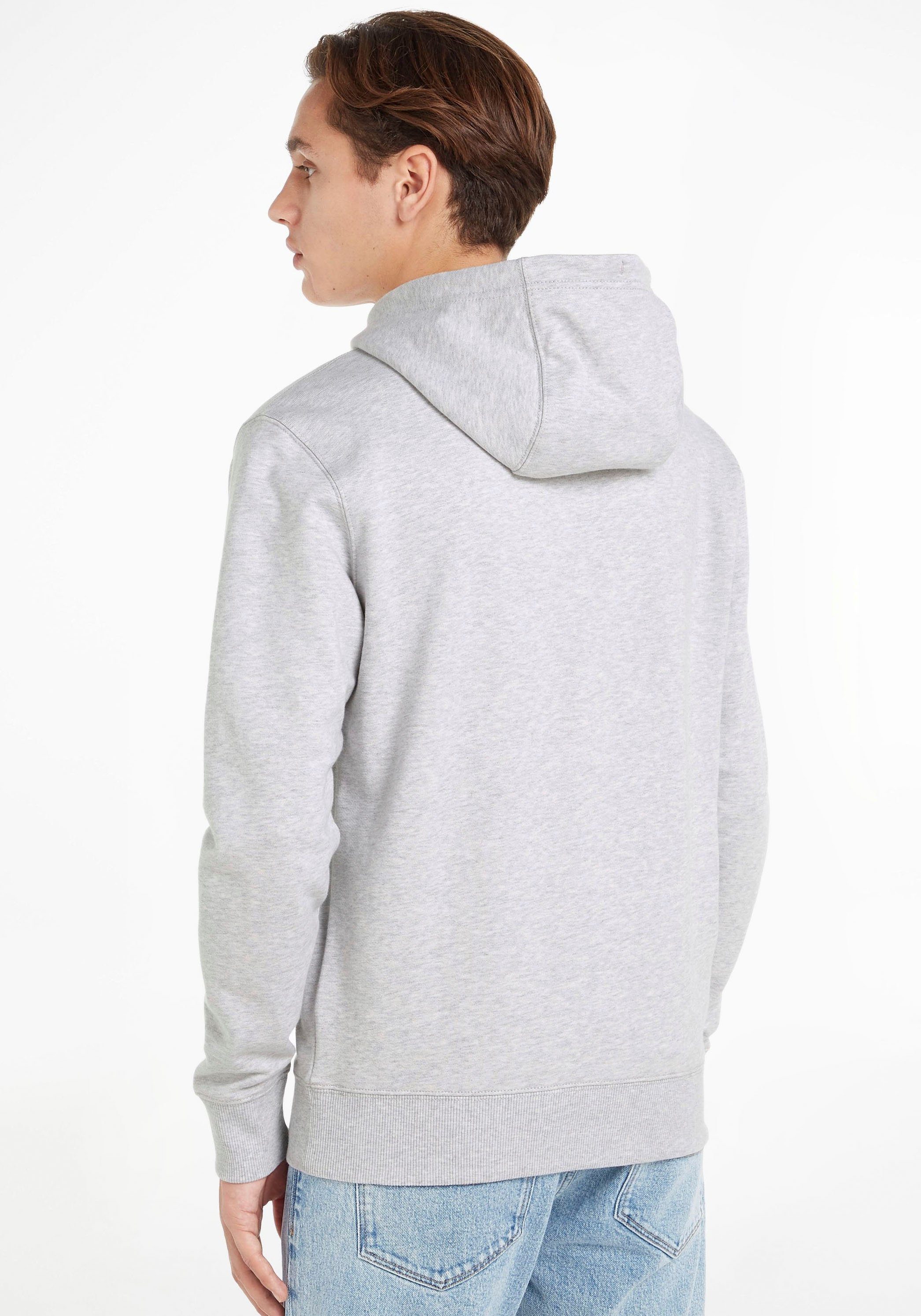 Tommy Jeans Hoodie REG Silver Grey Heather HOODIE GRAPHIC TJM ENTRY