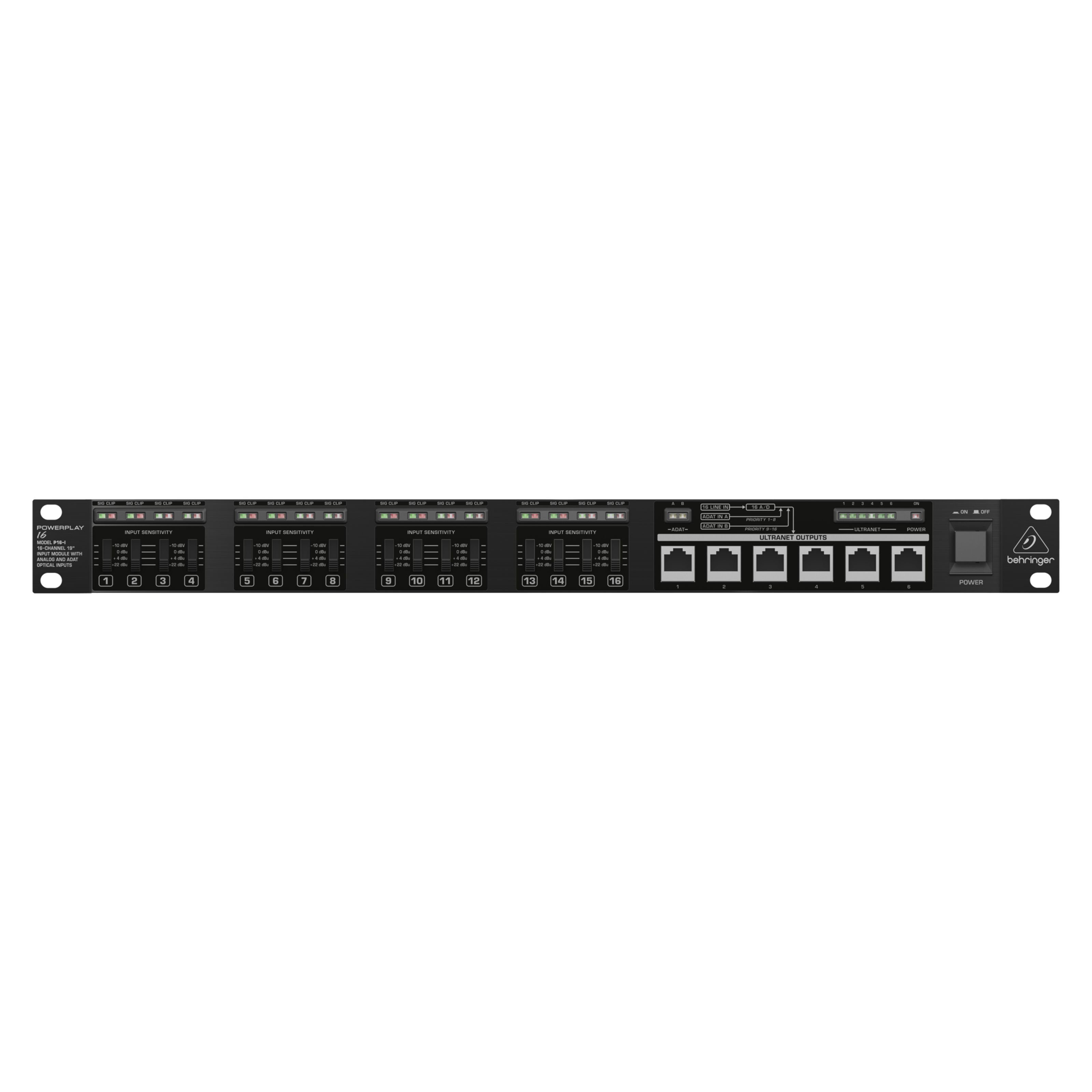 Behringer Vorverstärker (P16-I Powerplay 16 Channel Input Module) | Verstärker