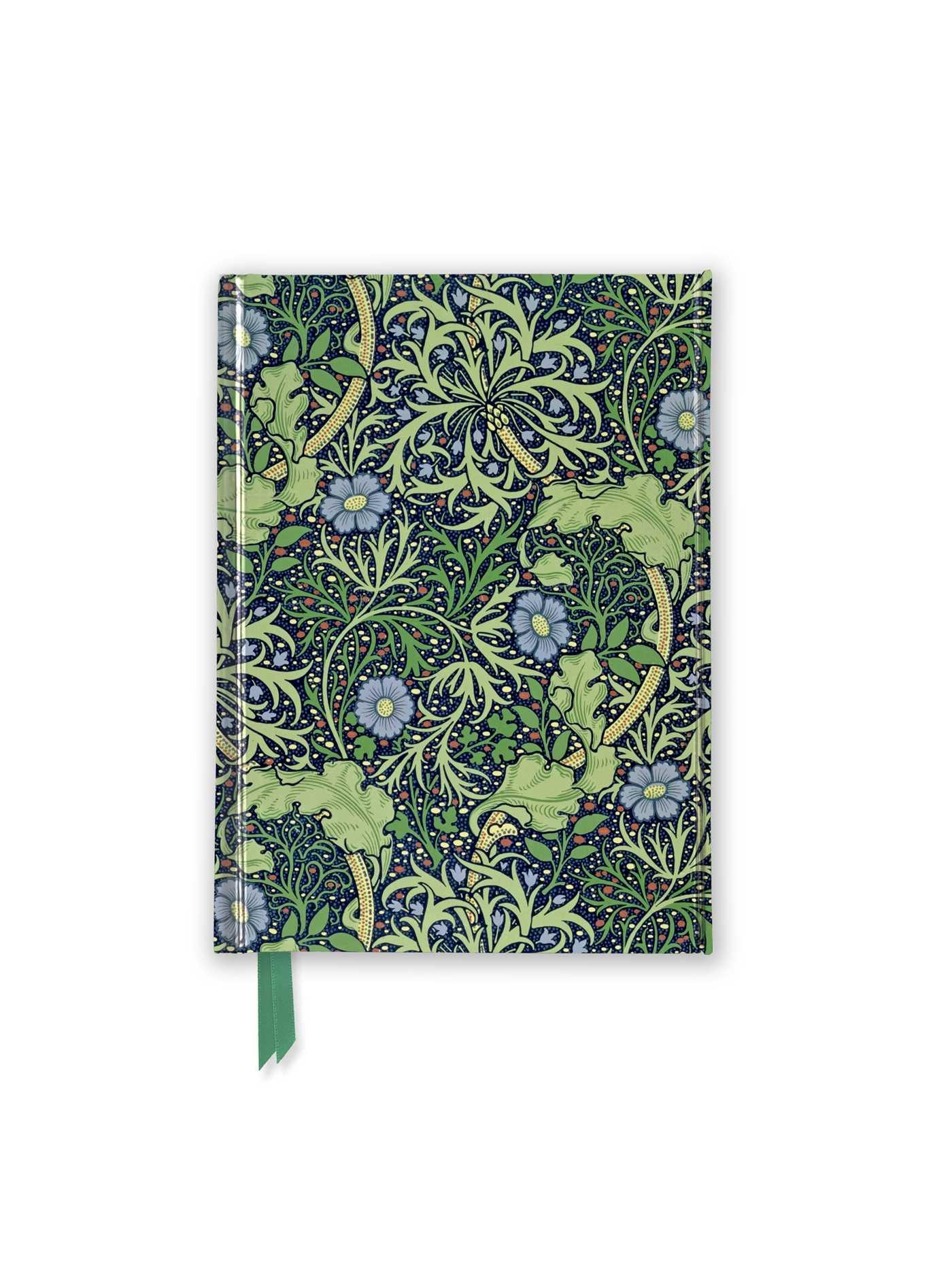 Tagebuch Premium Notizbuch DIN A6: William Morris, Meeresalgen