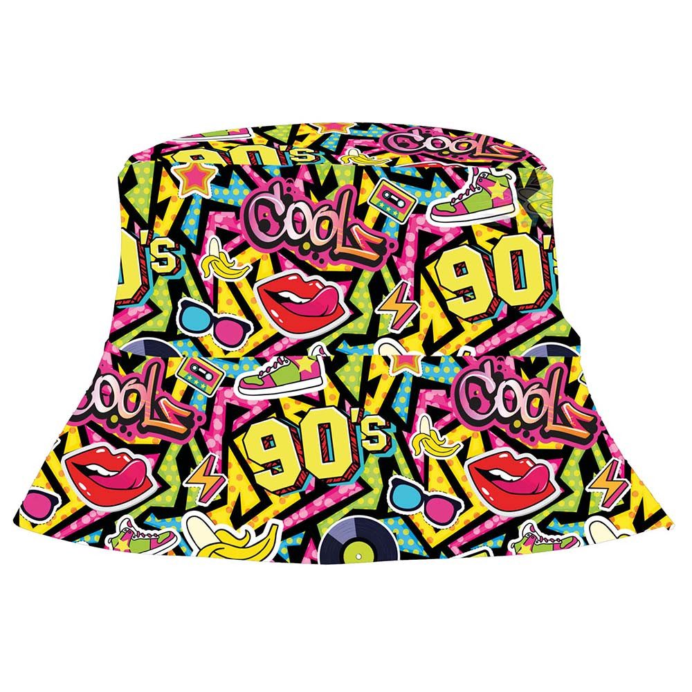 Fiestas Guirca Kostüm Hut 90er Jahre bunt günstig online kaufen