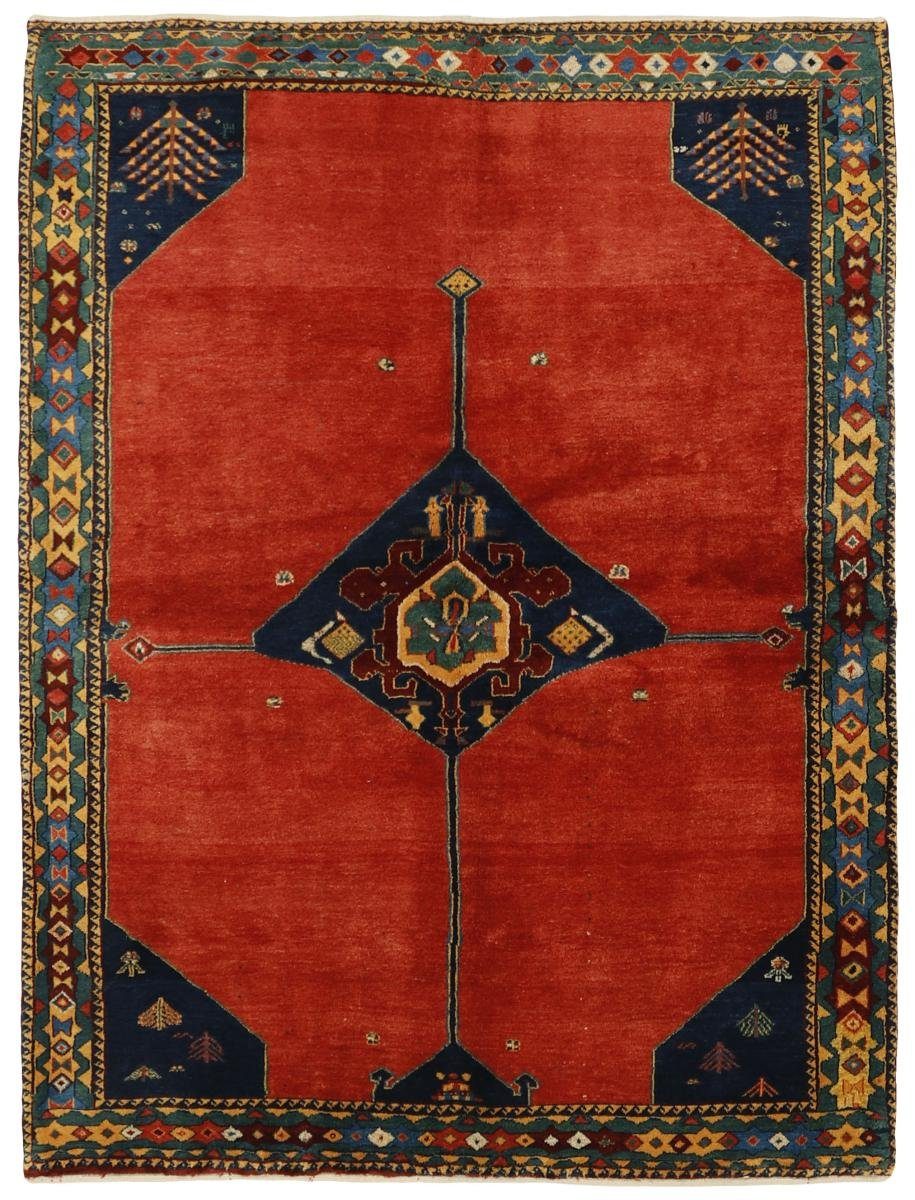 165x219 Handgeknüpfter Orientteppich, Orientteppich Shiraz Trading, 10 rechteckig, mm Nain Kashkoli Höhe: Sherkat