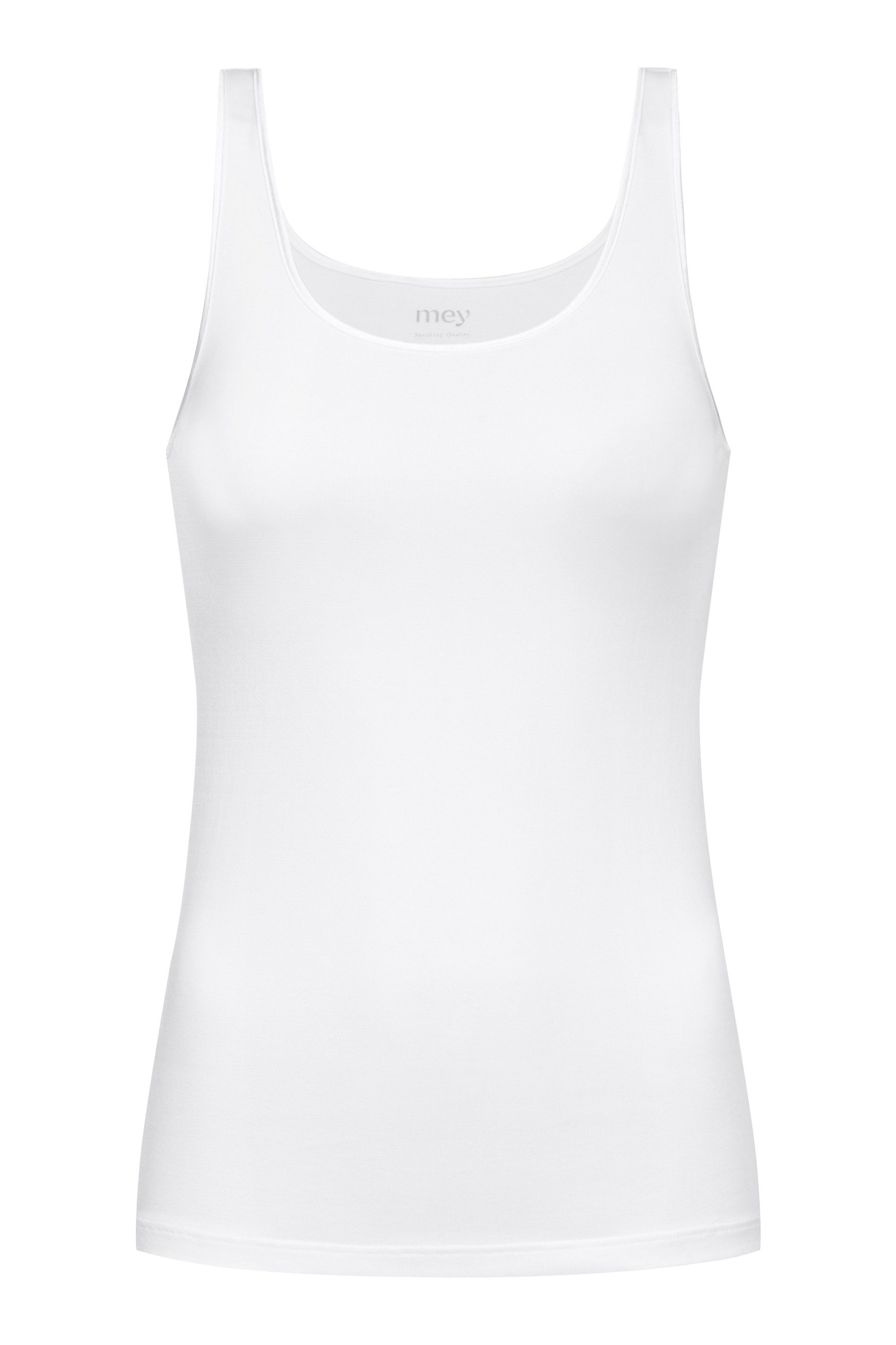Mey Tanktop SERIE EMOTION ohne Seitennähte, breite Träger, Feinripp, Rundhalsausschnitt