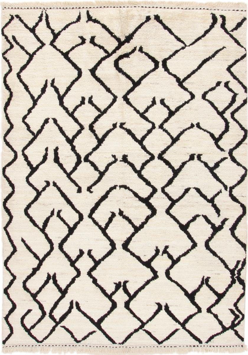Orientteppich Berber Maroccan 144x203 Handgeknüpfter Moderner Orientteppich, Nain Trading, rechteckig, Höhe: 20 mm